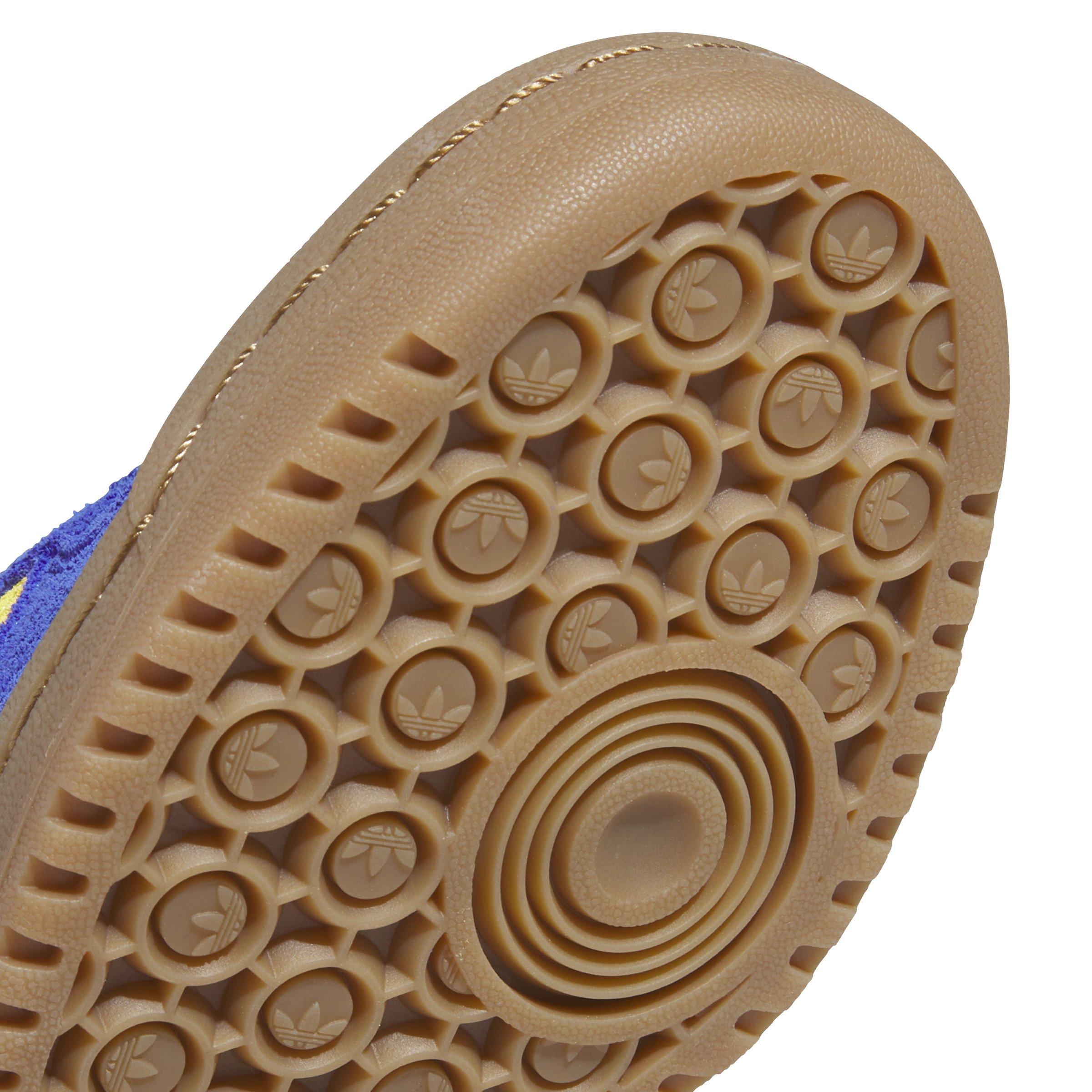 adidas Forum Low CL Grade School Boys' "Semi Lucid Blue/Yellow/Gum M2" Shoe