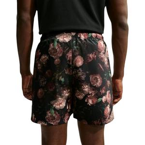 Nike Men's Standard Flower Issue Dri-FIT 5" Basketball Shorts - BLACK