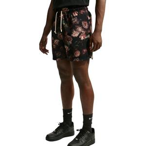 Nike Men's Standard Flower Issue Dri-FIT 5" Basketball Shorts - BLACK