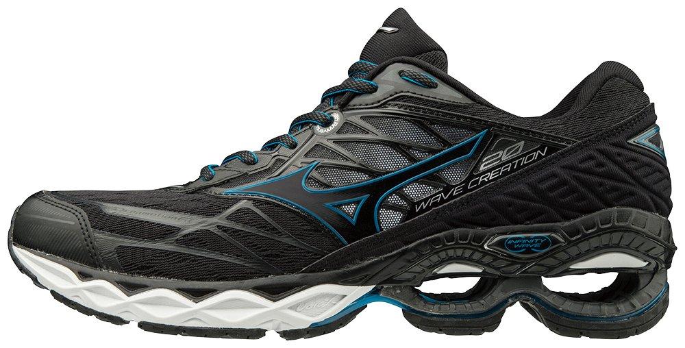 Mizuno Wave Creation 20 "Black" Men's Running Shoe - BLACK Thumbnail View 3