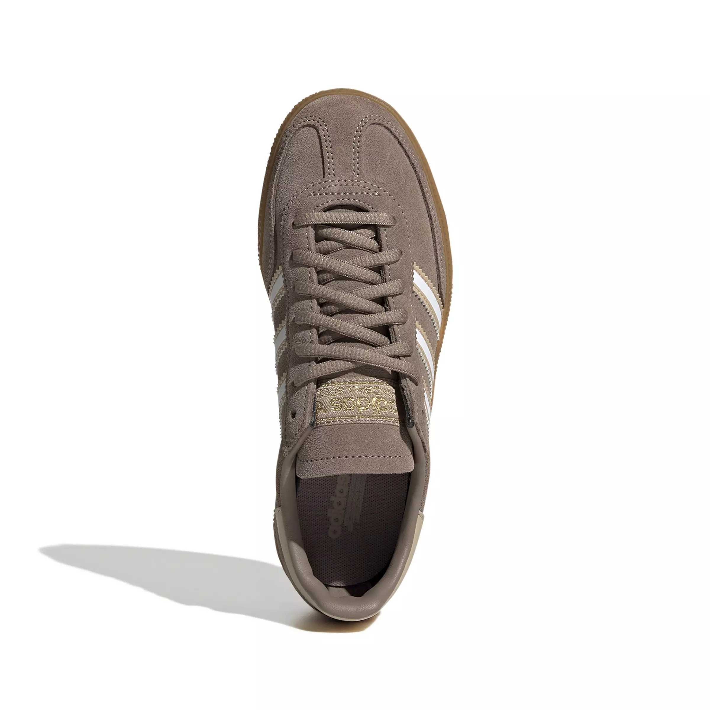 adidas Originals Handball Spezial "Chalky Brown/Ftwr White/Magic Beige" Grade School Boys' Shoe - BROWN/WHITE/BEIGE