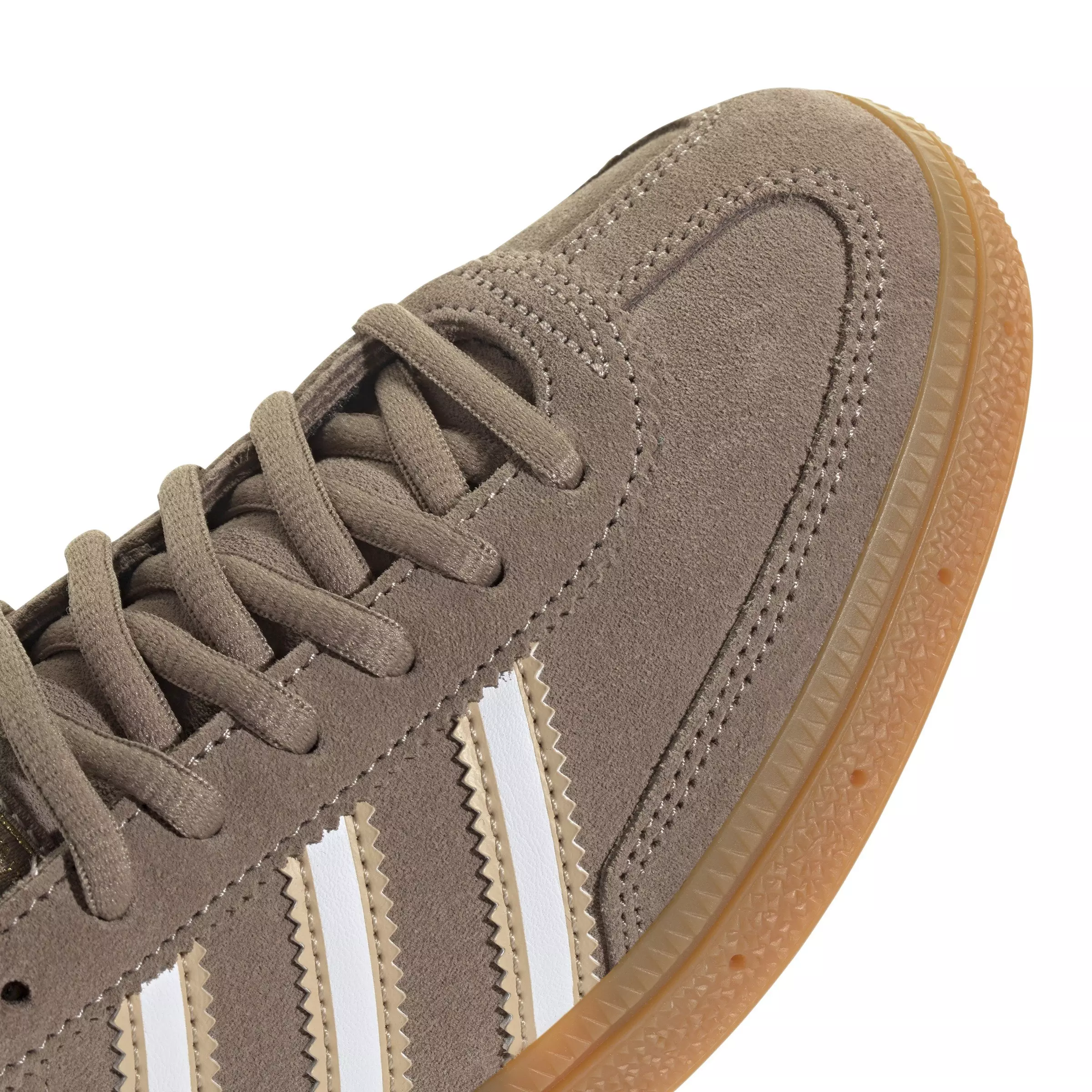 adidas Originals Handball Spezial "Chalky Brown/Ftwr White/Magic Beige" Grade School Boys' Shoe - BROWN/WHITE/BEIGE