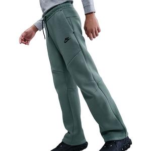 Nike Big Boys' Sportswear Tech Fleece Open-Hem Pants -Green
