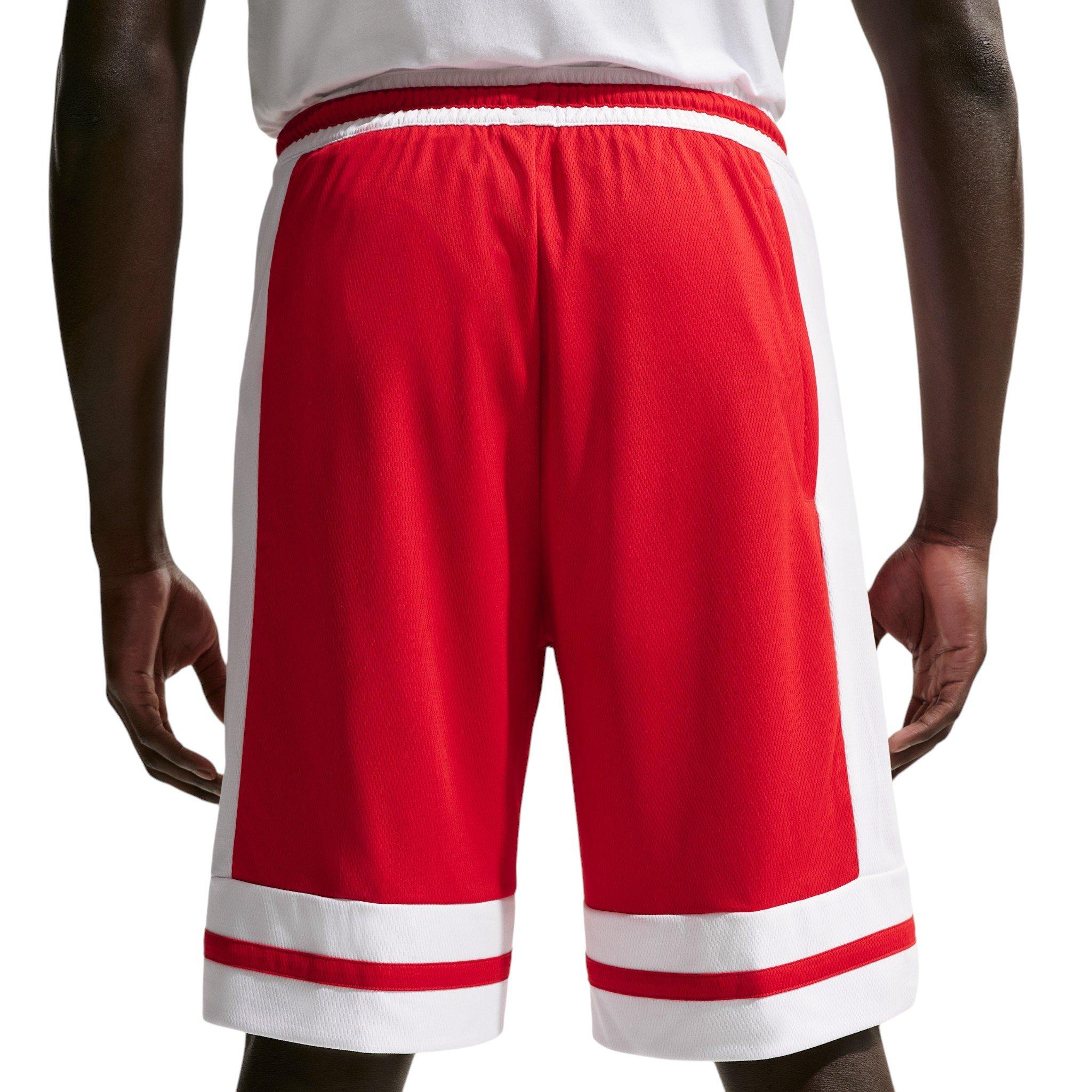 Nike Men's Dri-FIT 10" Game Classic Basketball Shorts - University Red/White/University Red/White - RED/WHITE/RED/WHITE