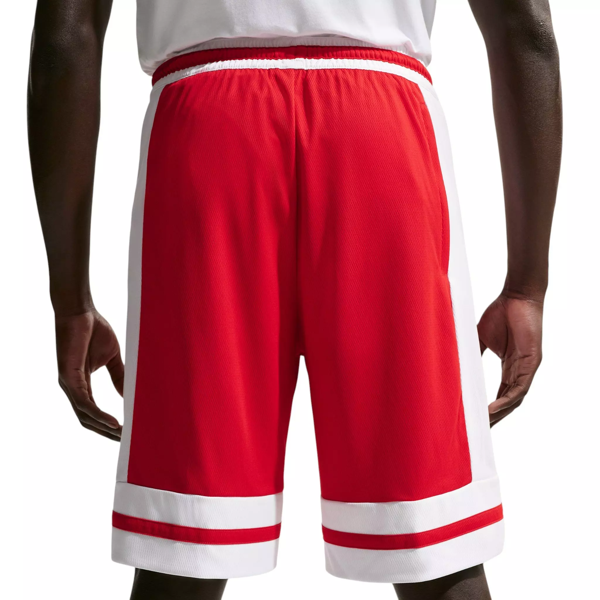Nike Men's Dri-FIT 10" Game Classic Basketball Shorts - University Red/White/University Red/White - RED/WHITE/RED/WHITE