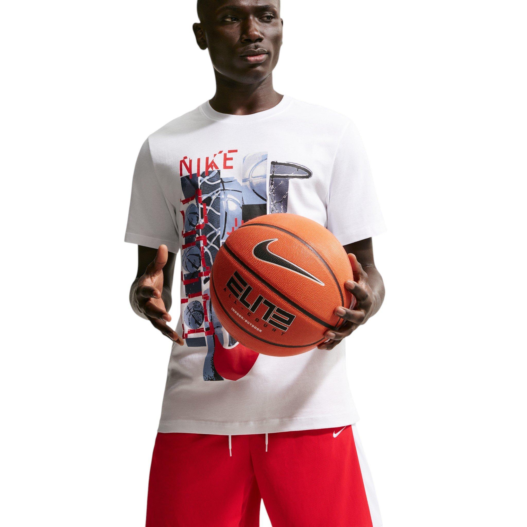 Nike Men's Dri-FIT 10" Game Classic Basketball Shorts - University Red/White/University Red/White - RED/WHITE/RED/WHITE