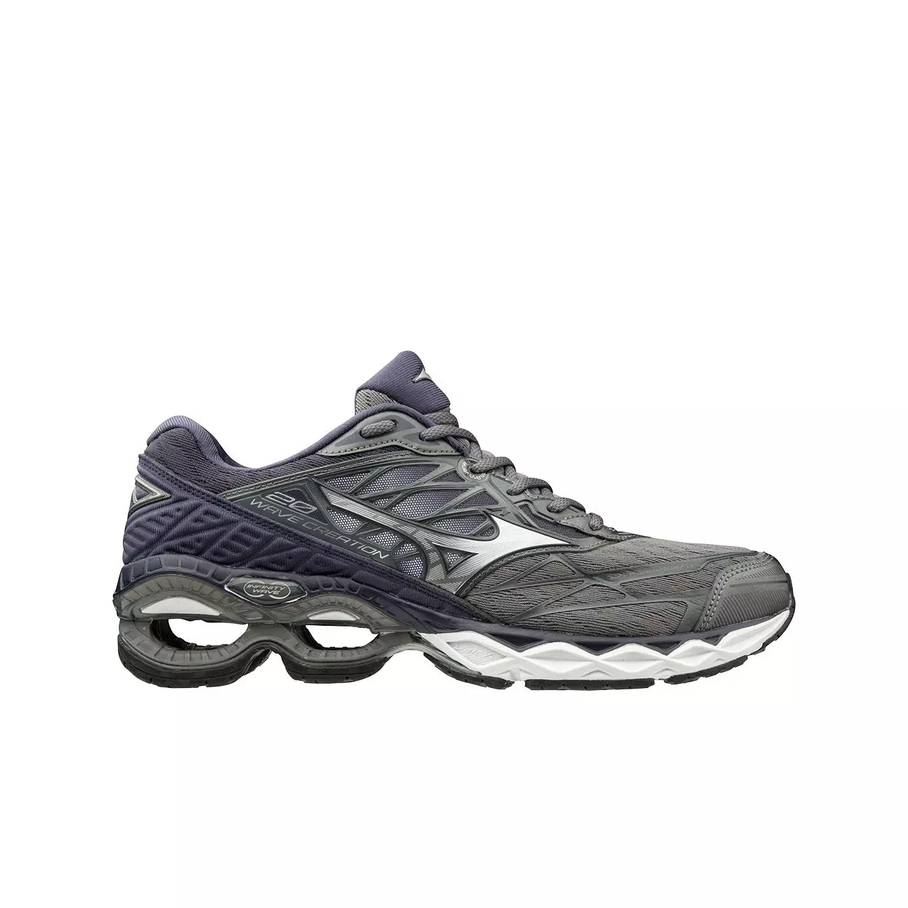 Mizuno Wave Creation 20 "Stormy Weather/Silver" Men's Running Shoe - SILVER
