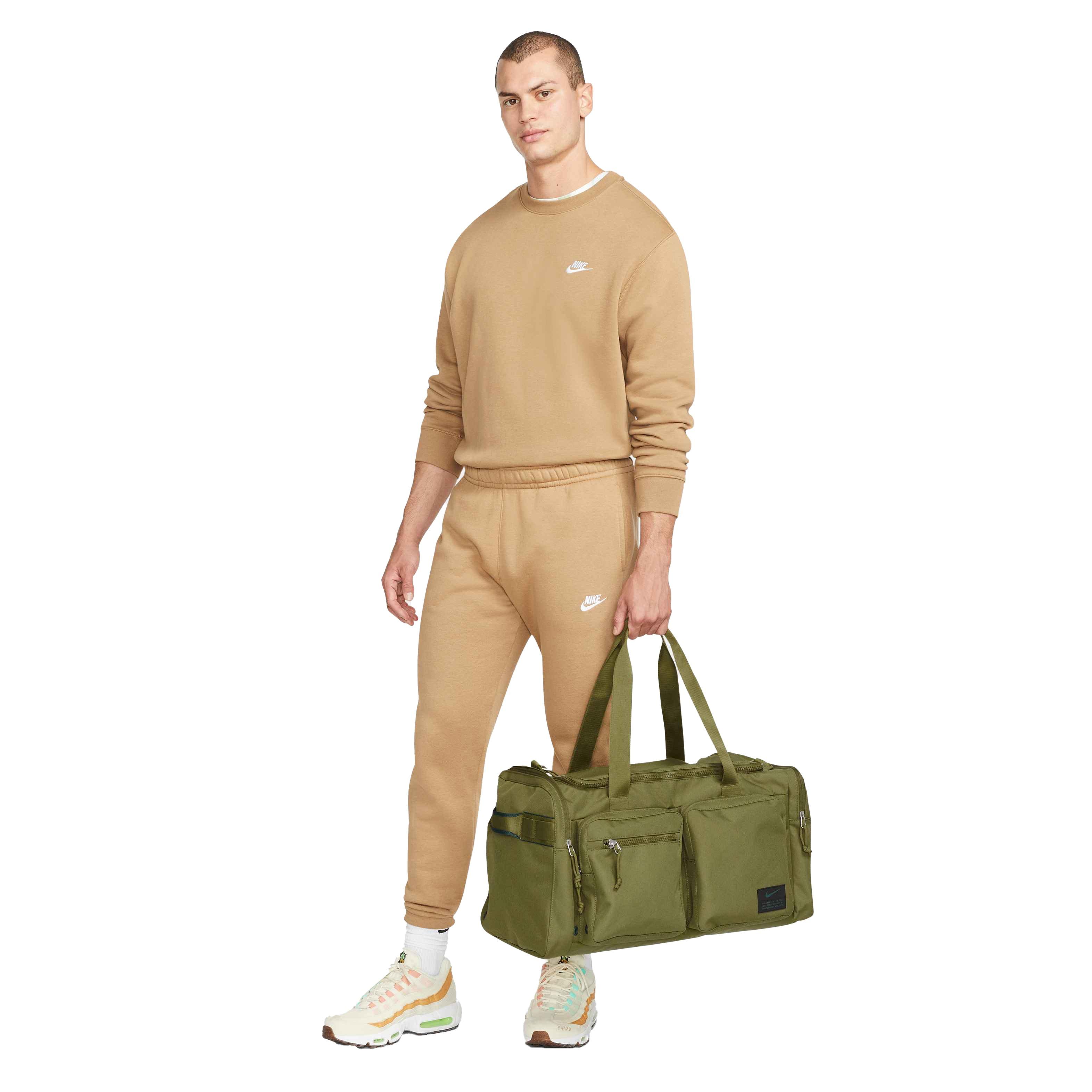 Nike Utility Power Medium Training Duffle Bag-Green