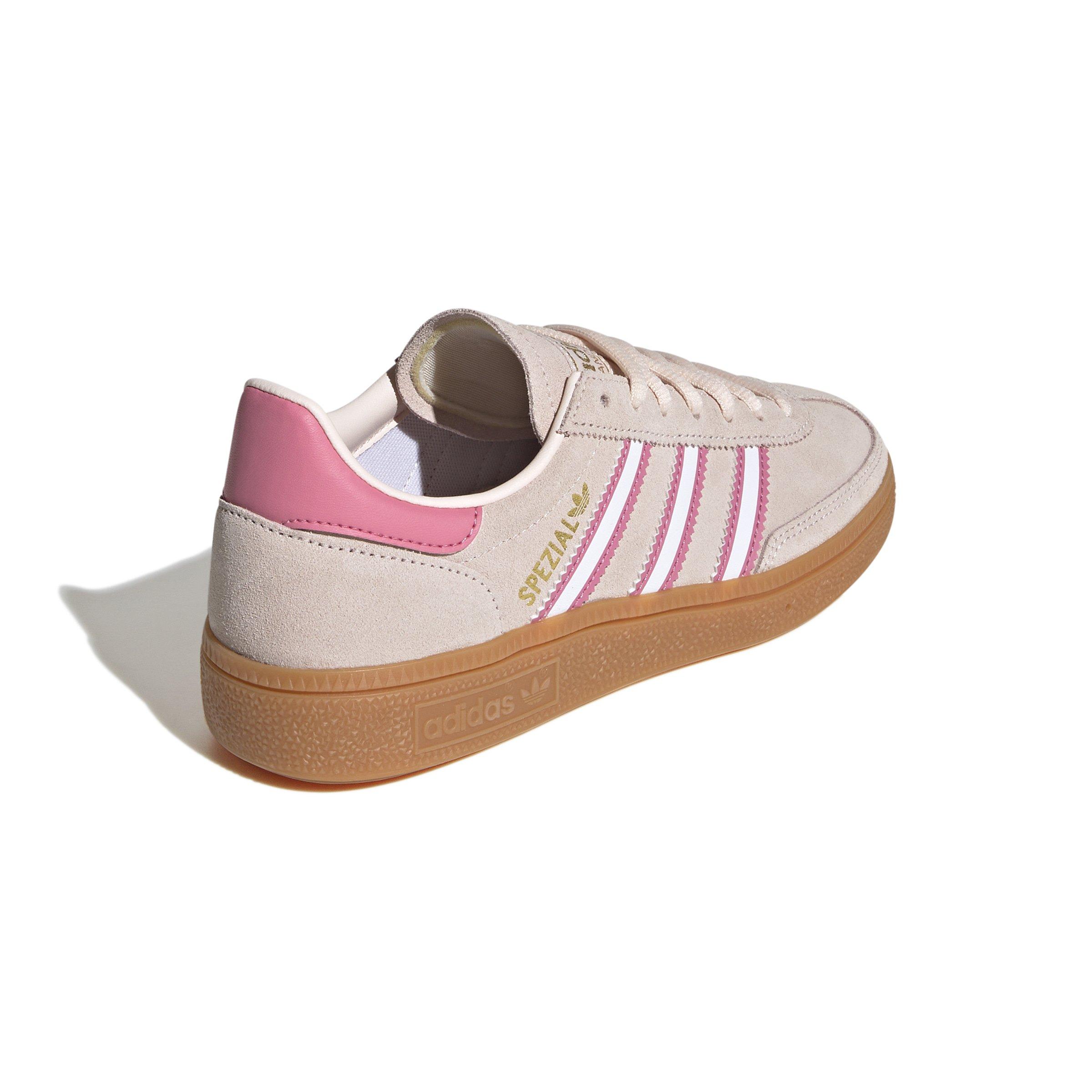 adidas Originals Handball Spezial Grade School Girls' "Wonder Quartz/Ftwr White/Rose Tone" Shoe