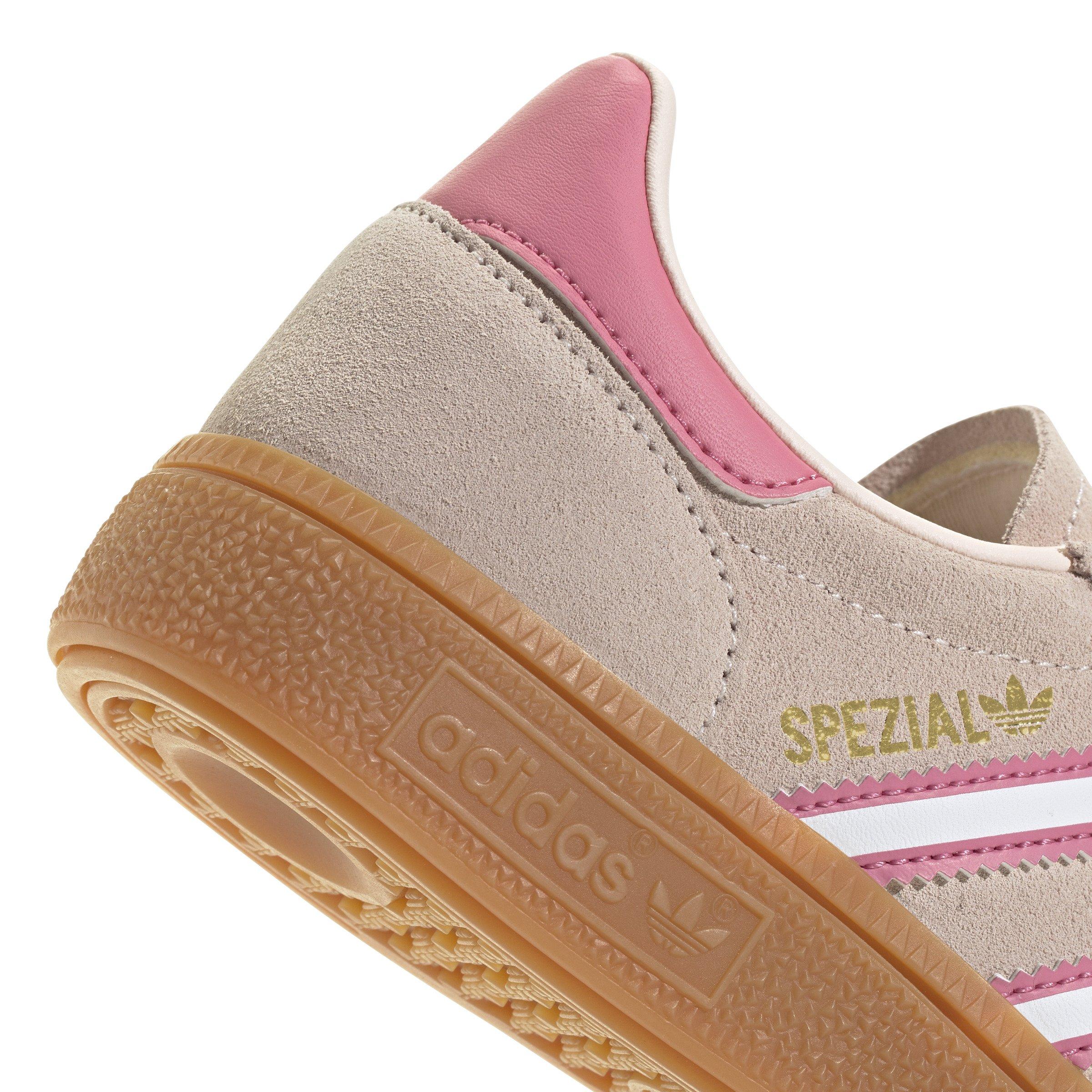adidas Originals Handball Spezial Grade School Girls' "Wonder Quartz/Ftwr White/Rose Tone" Shoe