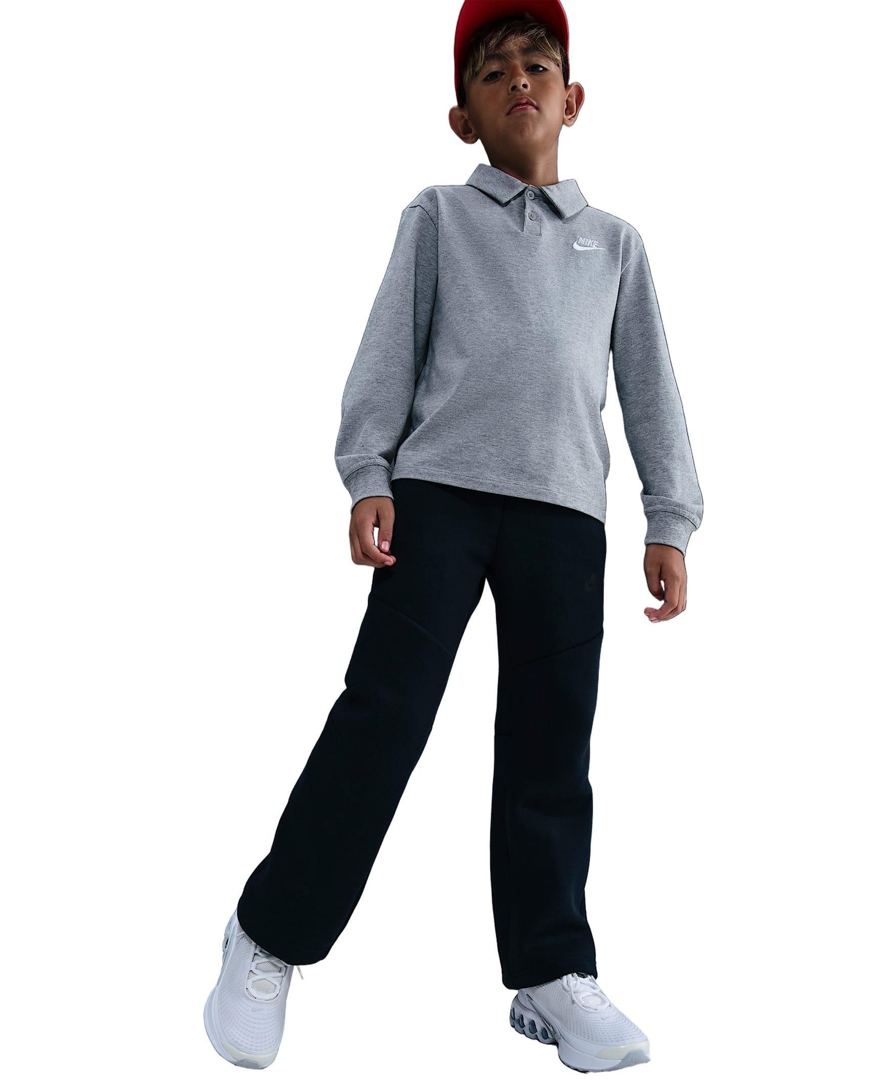 Nike Big Boys' Sportswear Tech Fleece Open-Hem Pants - Blue - BLUE Thumbnail View 1