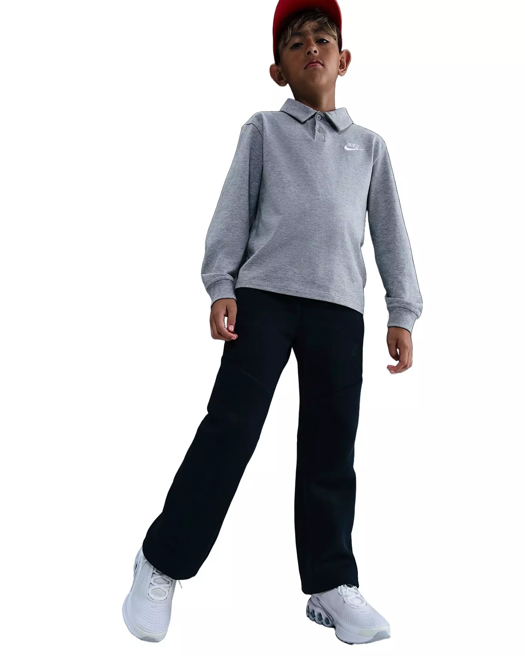 Nike Big Boys' Sportswear Tech Fleece Open-Hem Pants - Blue - BLUE