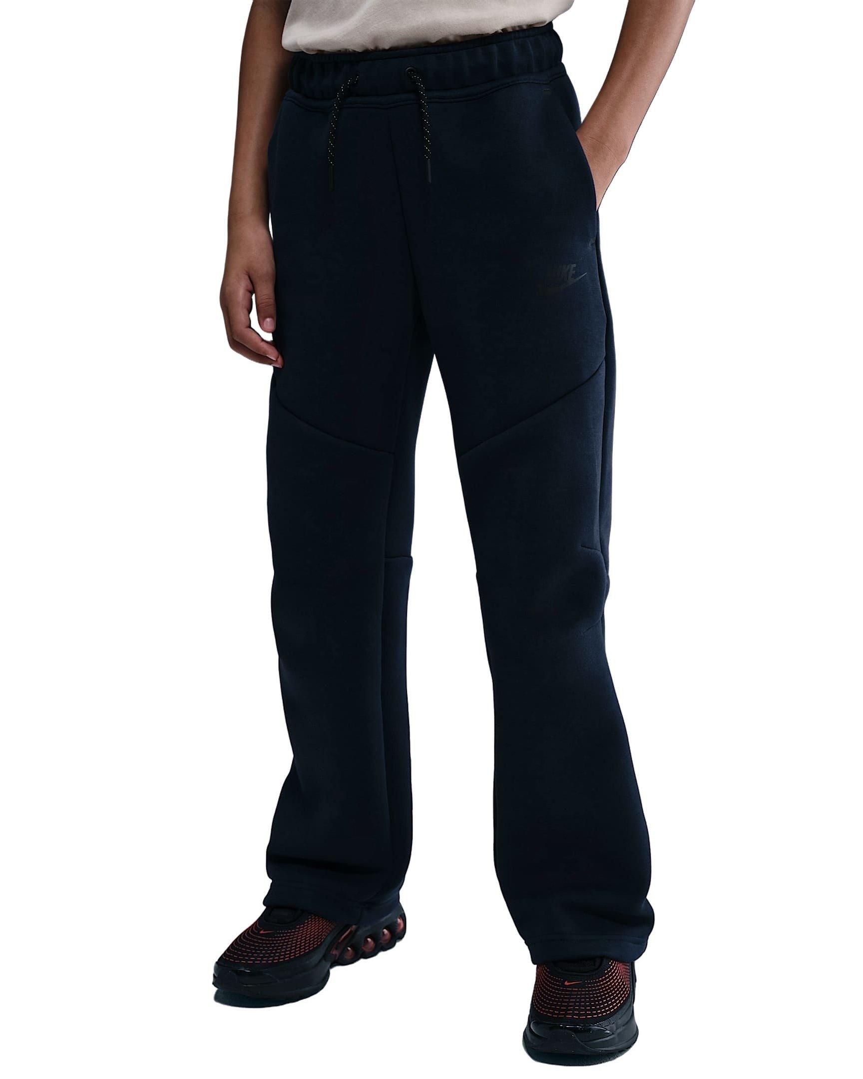 Nike Sportswear Tech Fleece Big Boys' Blue Open-Hem Pants