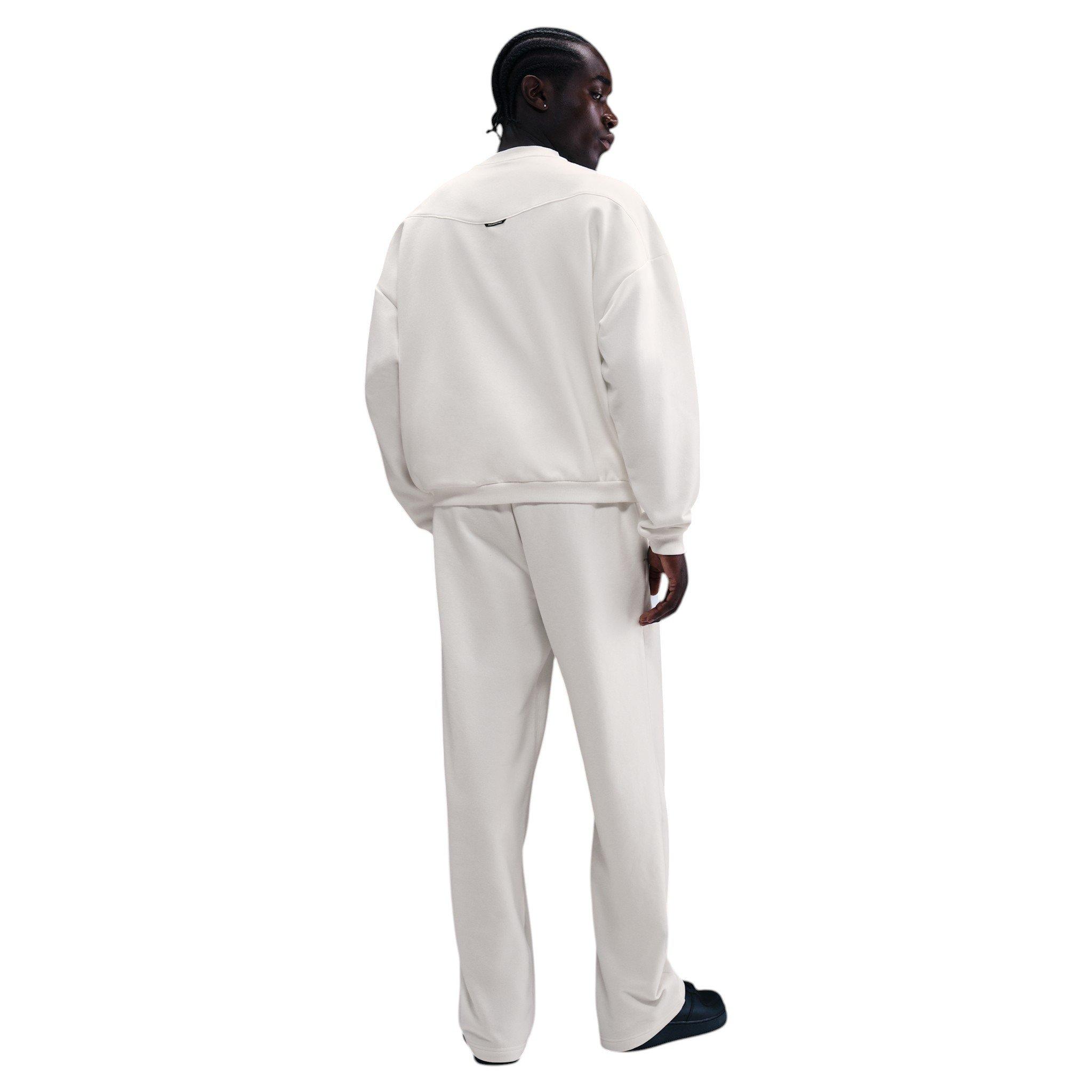 Nike Men's Standard Issue Therma-FIT Basketball Crew - Sail/Black - SAIL/BLACK Thumbnail View 5