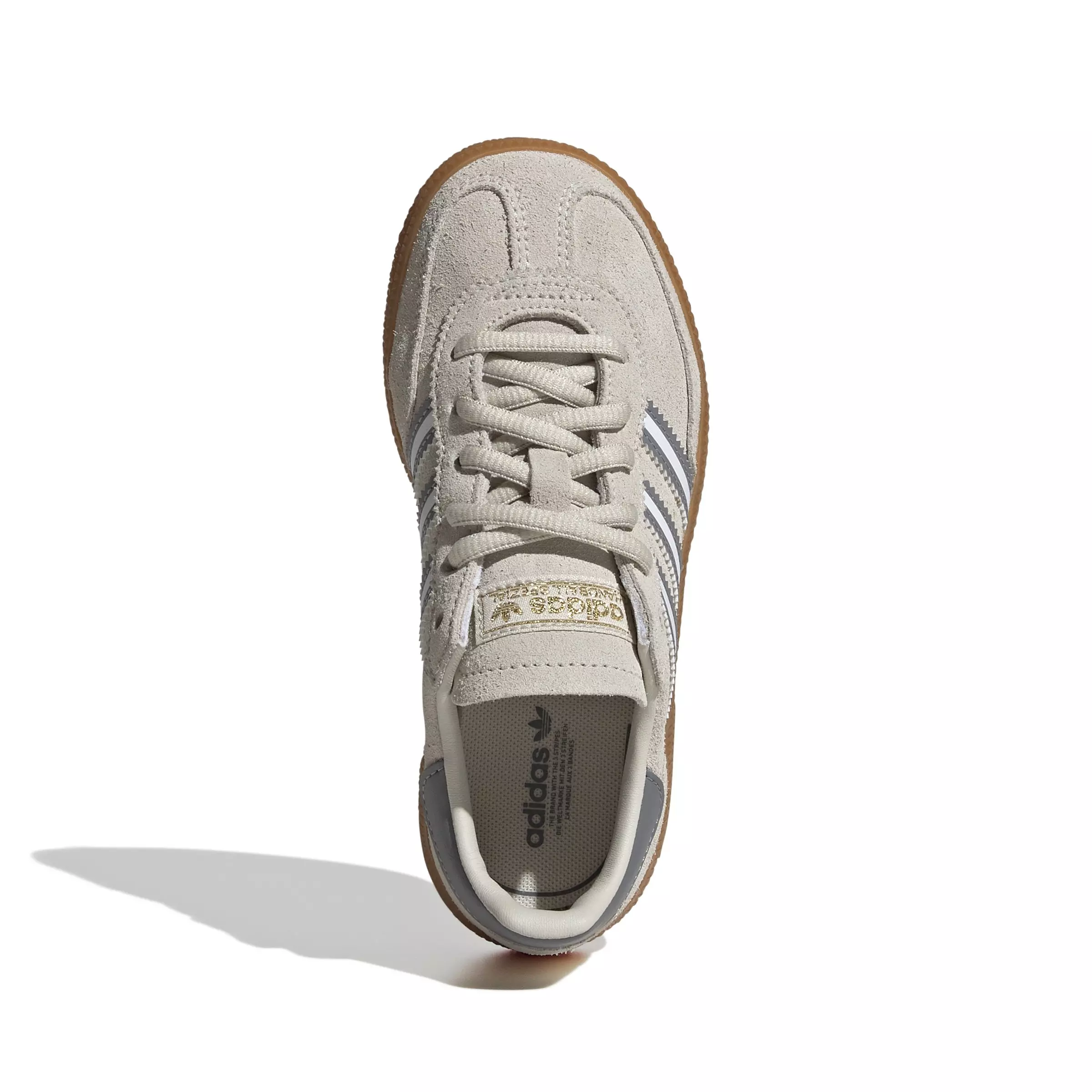 adidas Originals Handball Spezial "Alumina/Ftwr White/Grey Three" Preschool Boys' Shoe - ALUMINA/WHITE/GREY