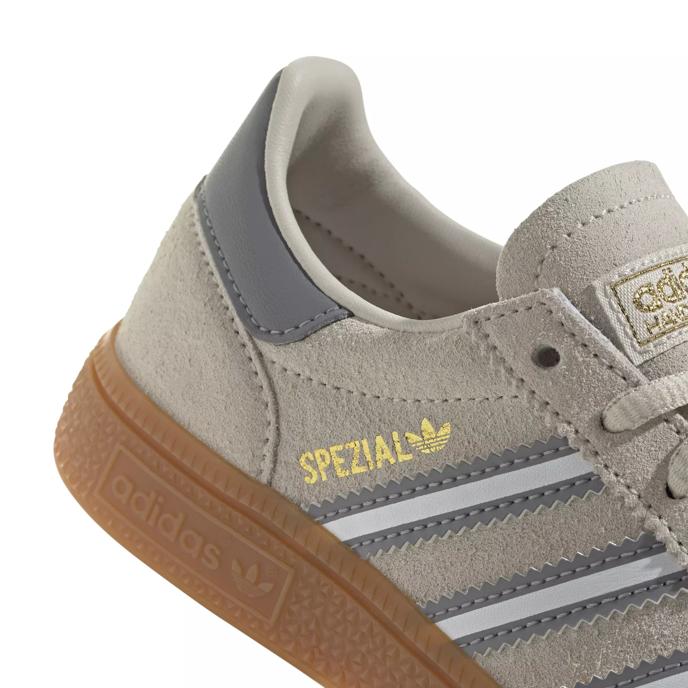 adidas Originals Handball Spezial "Alumina/Ftwr White/Grey Three" Preschool Boys' Shoe - ALUMINA/WHITE/GREY