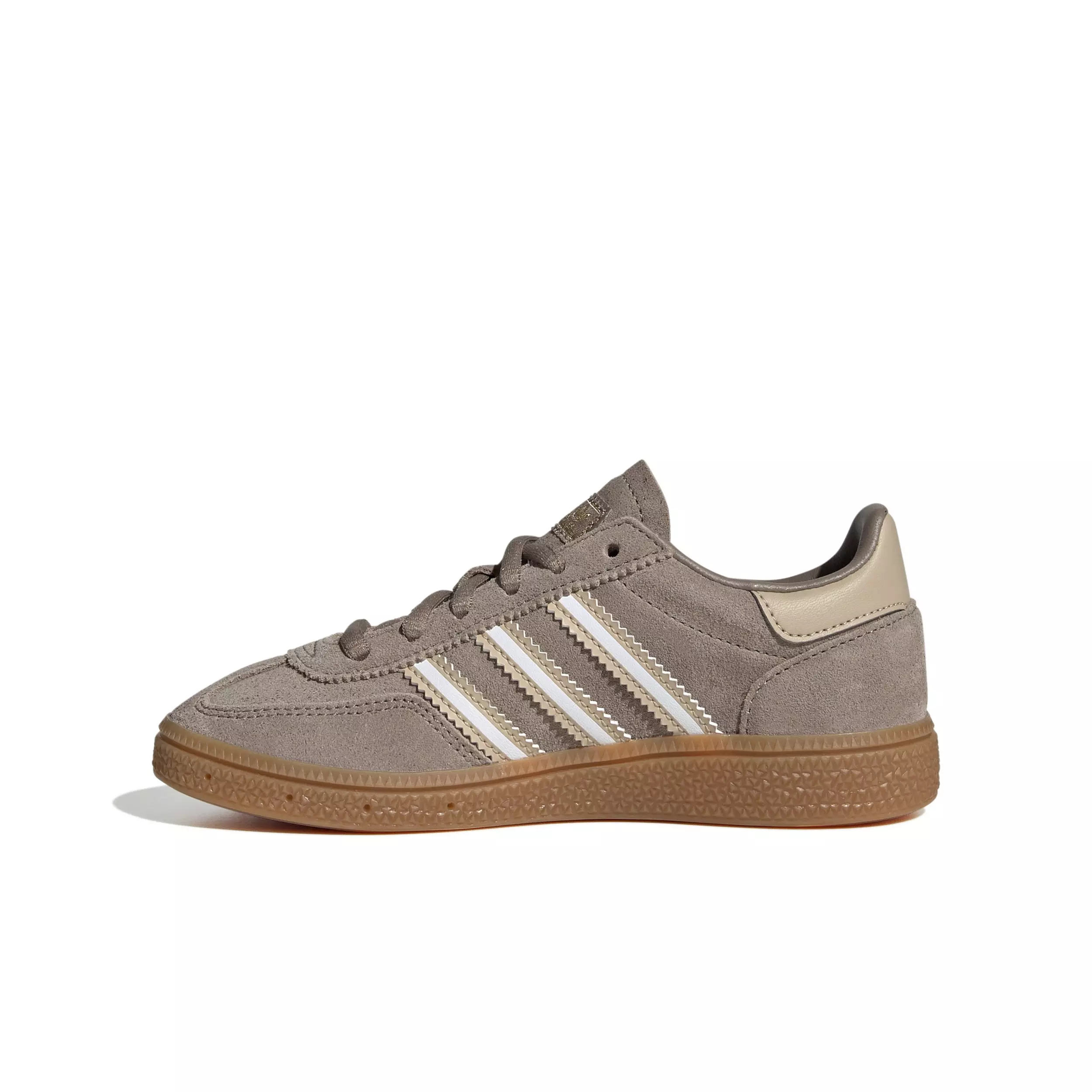 adidas Originals Handball Spezial "Chalky Brown/Ftwr White/Magic Beige" Preschool Boys' Shoe - BROWN/WHITE/BEIGE
