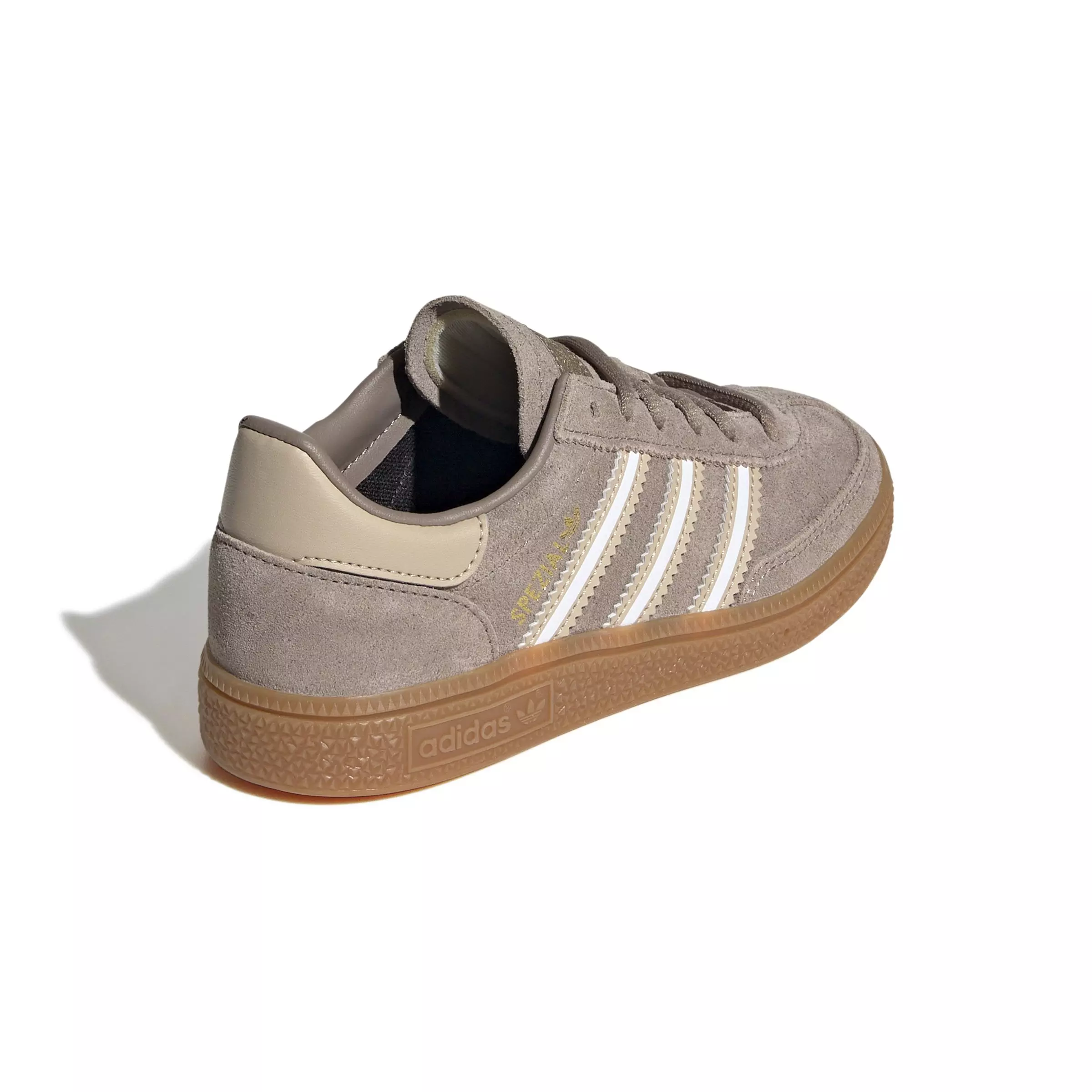 adidas Originals Handball Spezial "Chalky Brown/Ftwr White/Magic Beige" Preschool Boys' Shoe - BROWN/WHITE/BEIGE