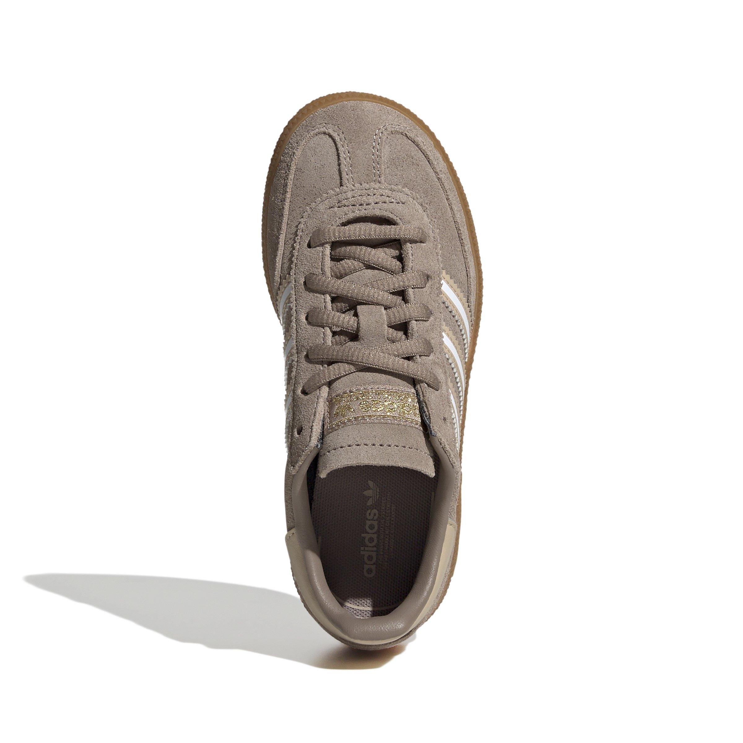 adidas Originals Handball Spezial Preschool Boys' "Chalky Brown/Ftwr White/Magic Beige" Shoe