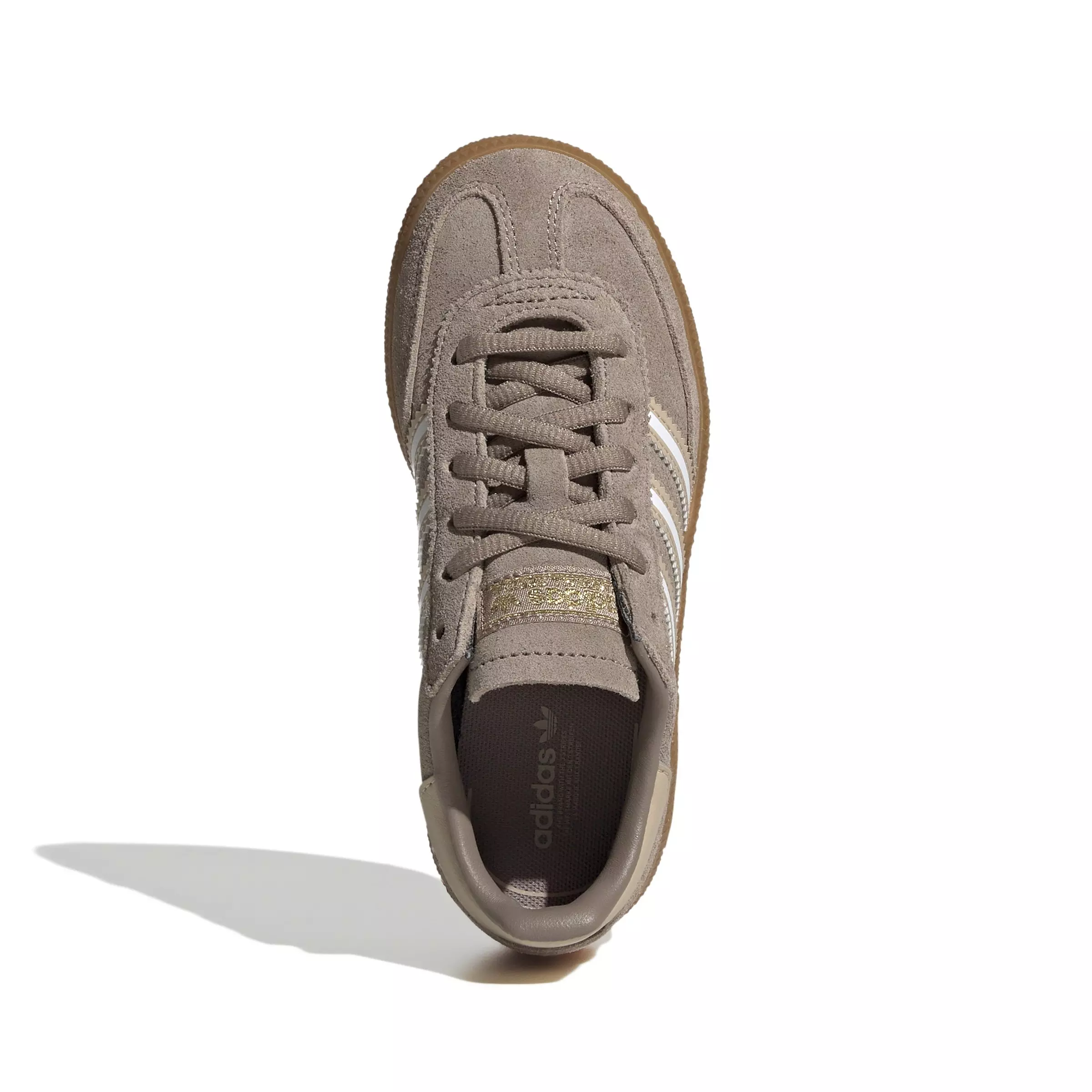 adidas Originals Handball Spezial "Chalky Brown/Ftwr White/Magic Beige" Preschool Boys' Shoe - BROWN/WHITE/BEIGE
