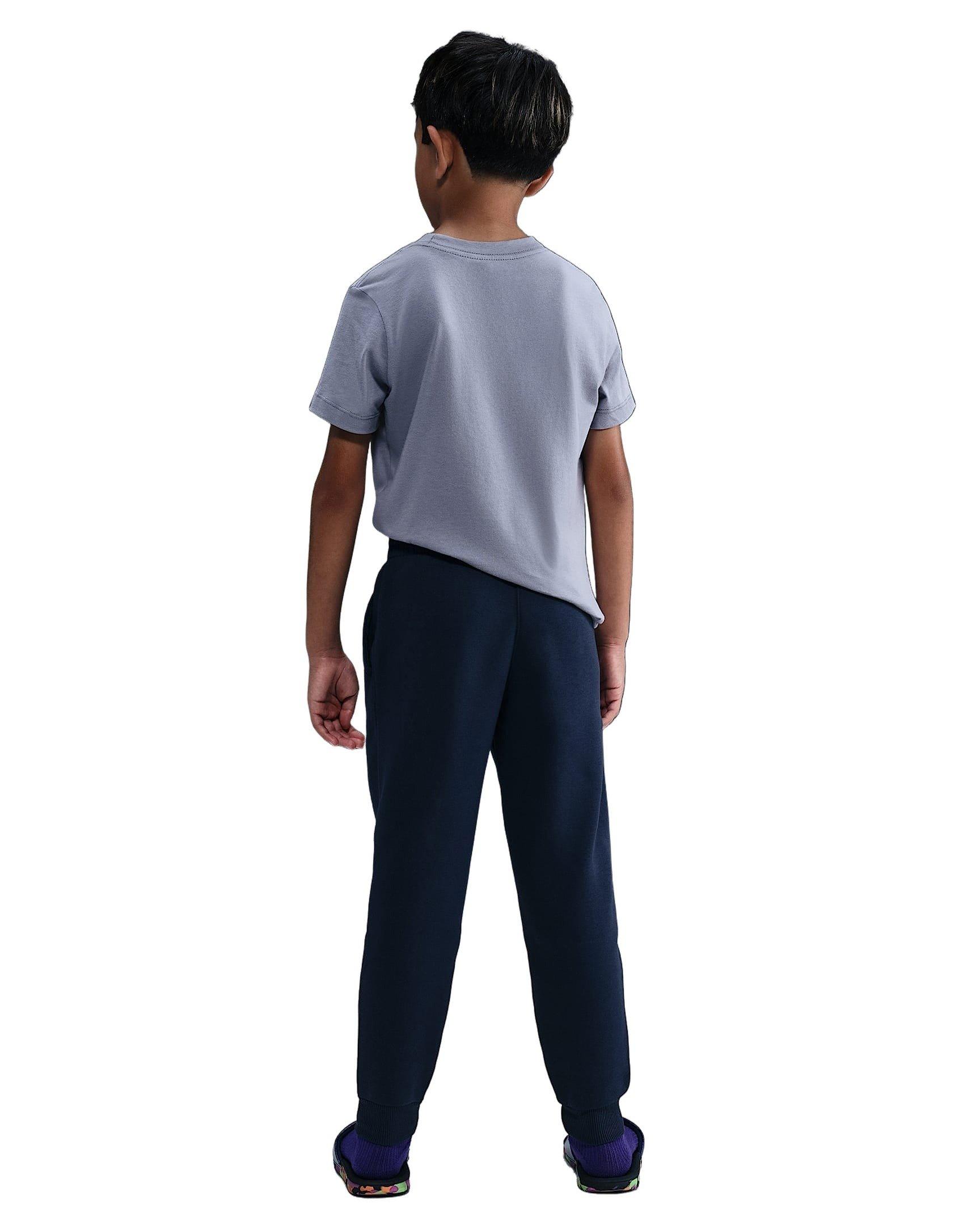 Nike Big Boys' Sportswear Club Fleece Glitch Joggers - Blue - BLUE Thumbnail View 2