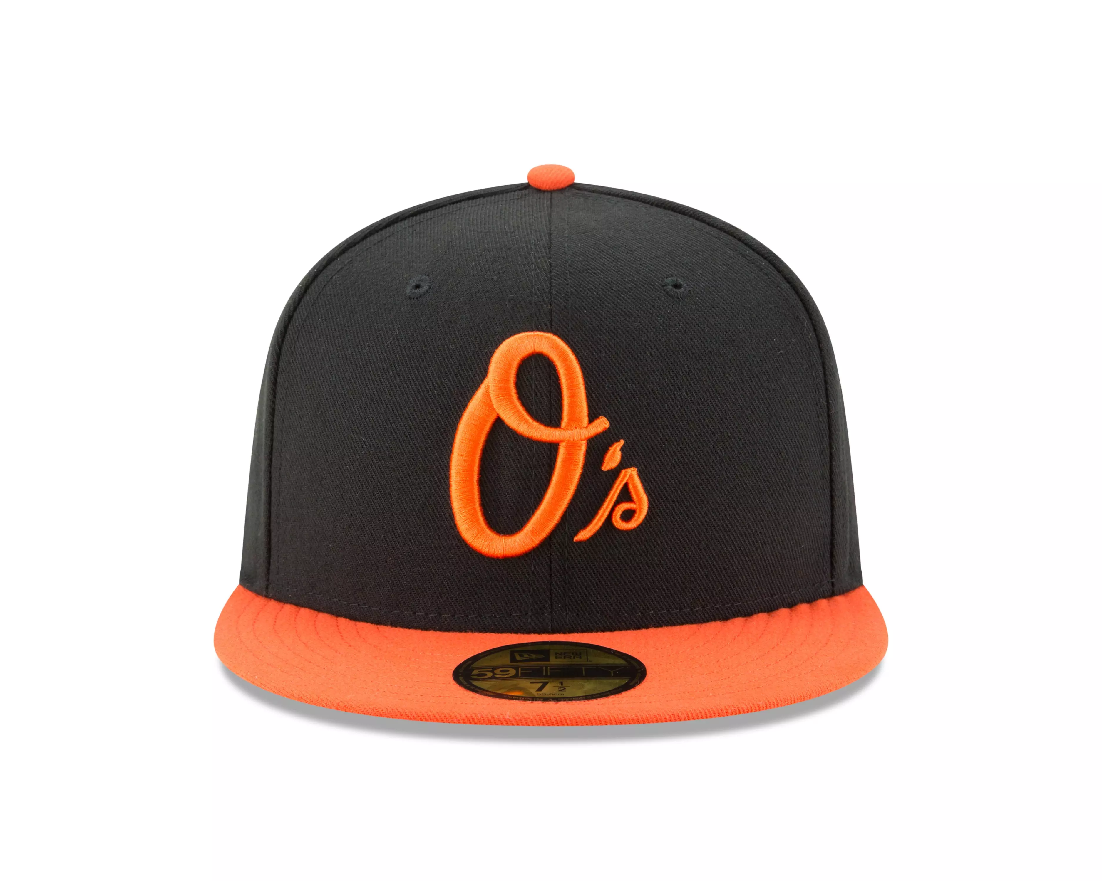 New Era Baltimore Orioles 59FIFTY Authentic Collection Fitted Hat-Orange/White/Black - WHITE/BLACK/ORANGE