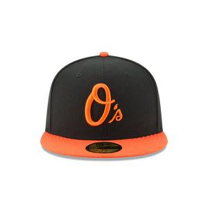 New Era Baltimore Orioles 59FIFTY Authentic Collection Fitted Hat-Orange/White/Black