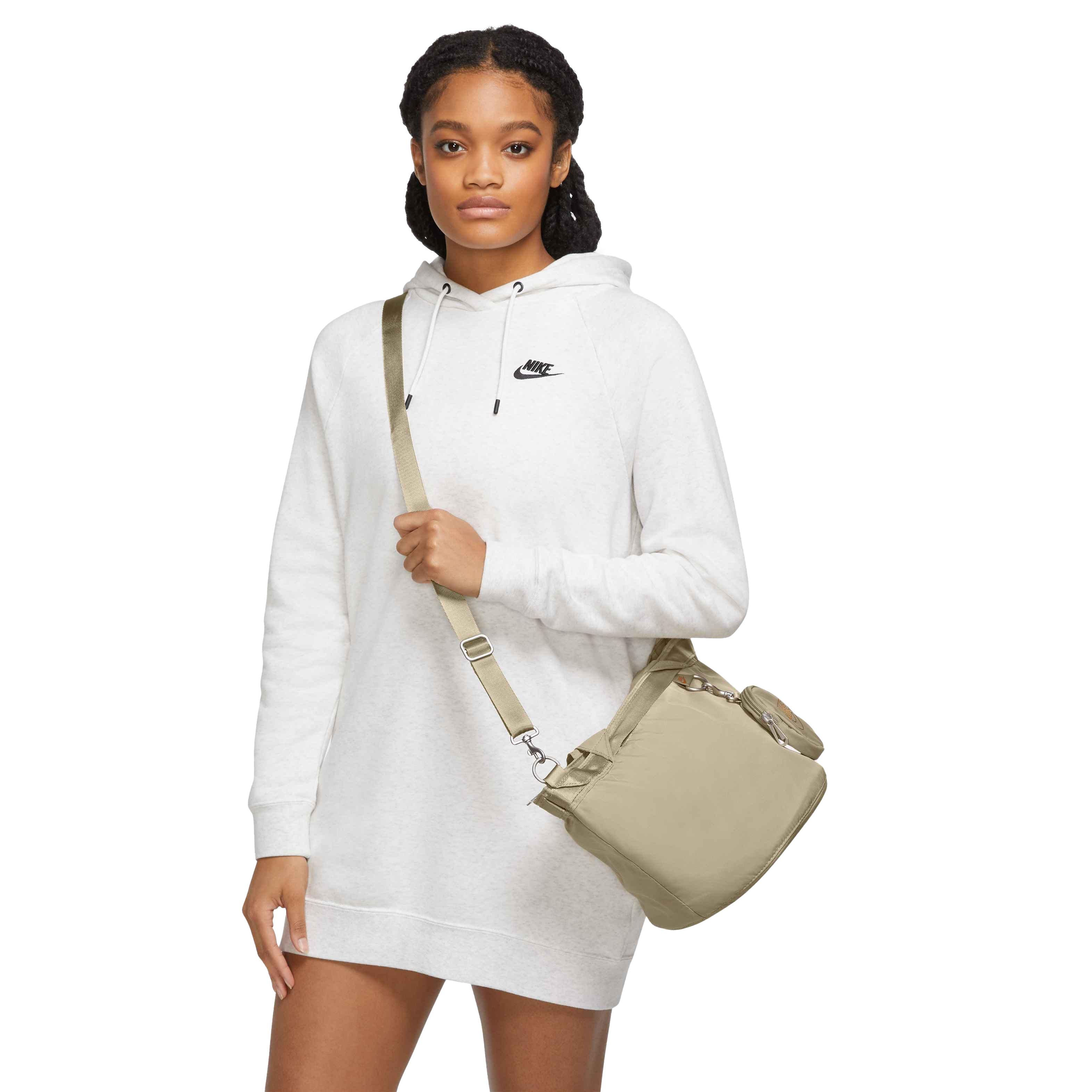 Nike Women's Sportswear Futura Luxe Tote-Beige - BROWN Thumbnail View 9