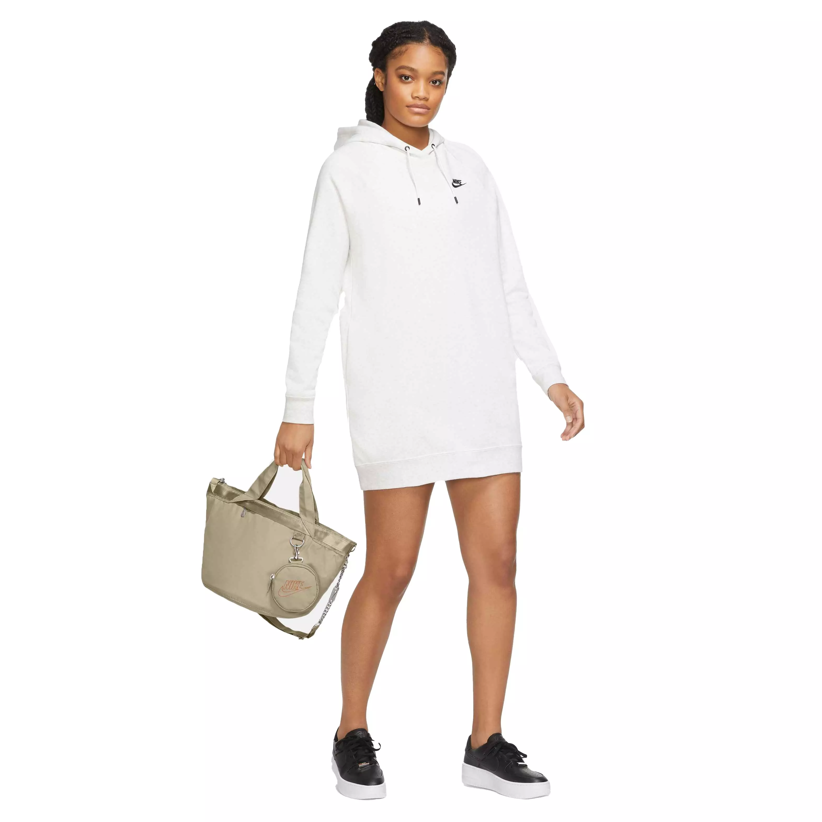 Nike Women's Sportswear Futura Luxe Tote-Beige - BROWN