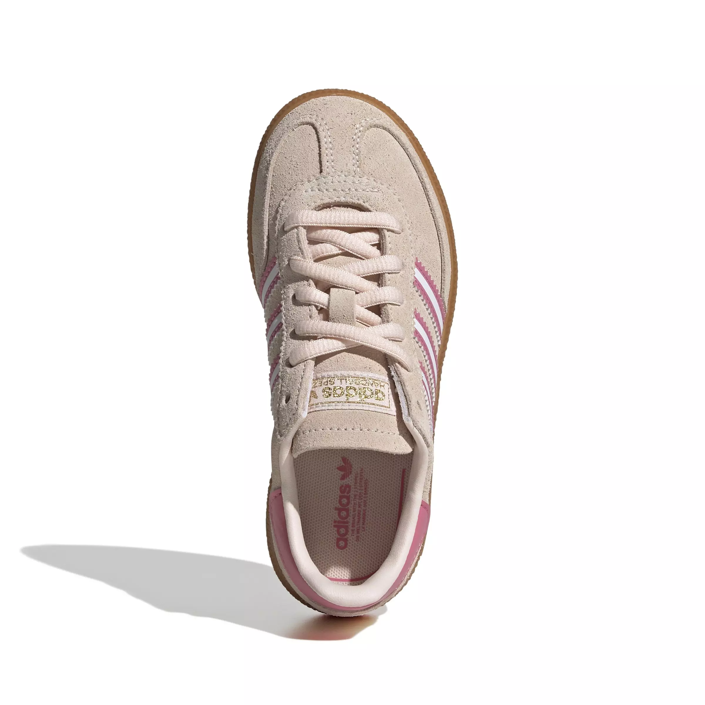 adidas Originals Handball Spezial "Wonder Quartz/Ftwr White/Rose Tone" Preschool Girls' Shoe - QUARTZ/WHITE/ROSE
