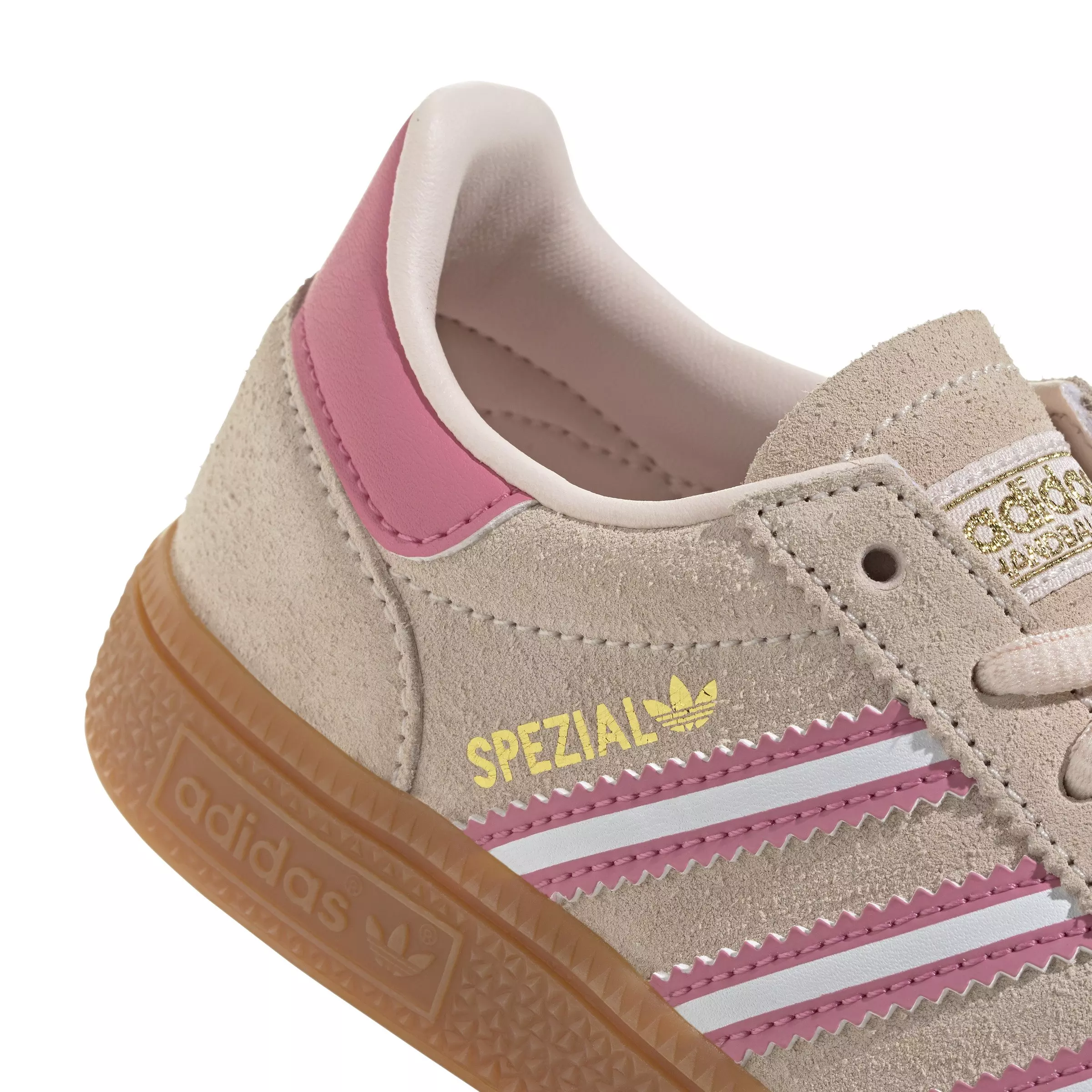 adidas Originals Handball Spezial "Wonder Quartz/Ftwr White/Rose Tone" Preschool Girls' Shoe - QUARTZ/WHITE/ROSE