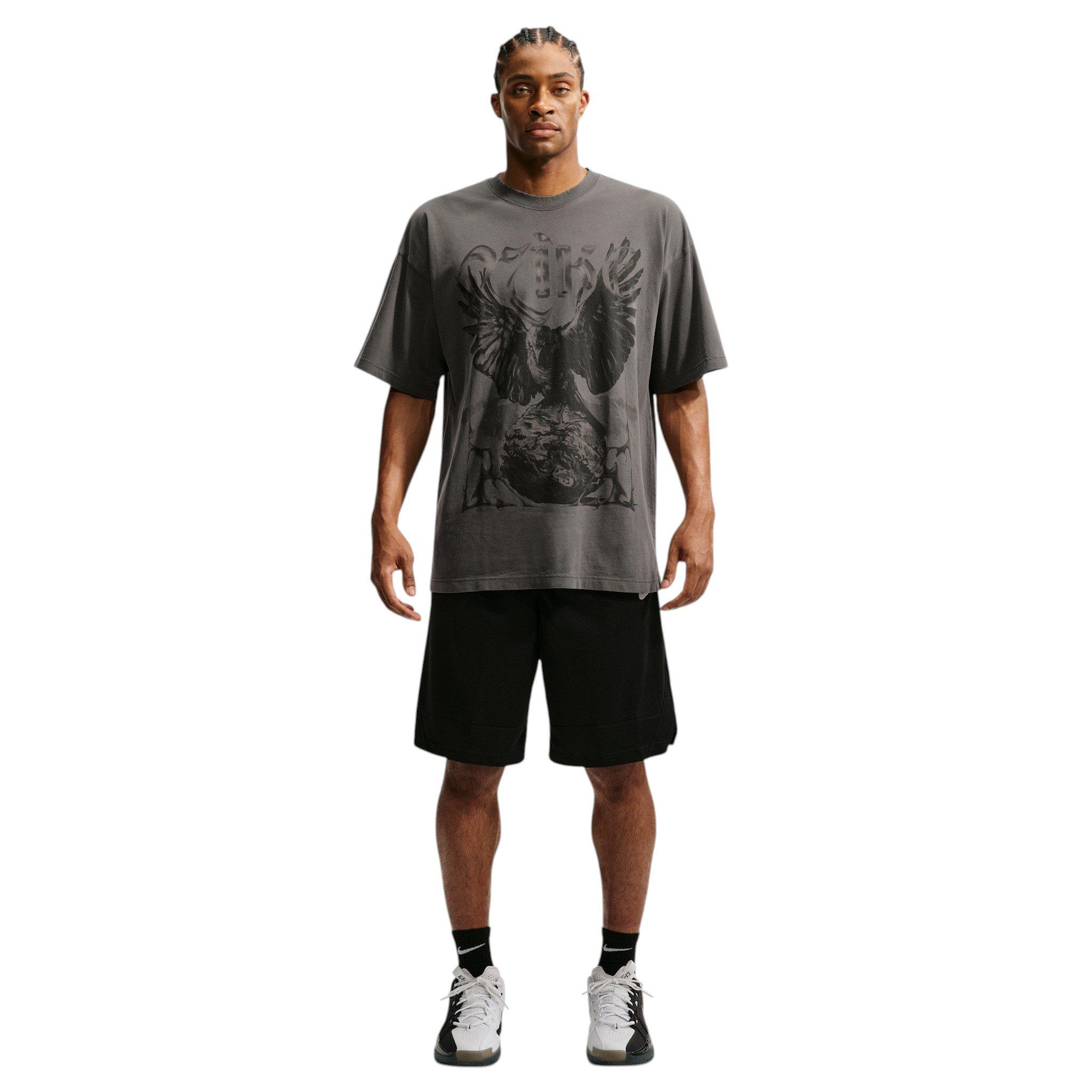Nike Men's Crow Basketball Oversized T-Shirt - BLACK