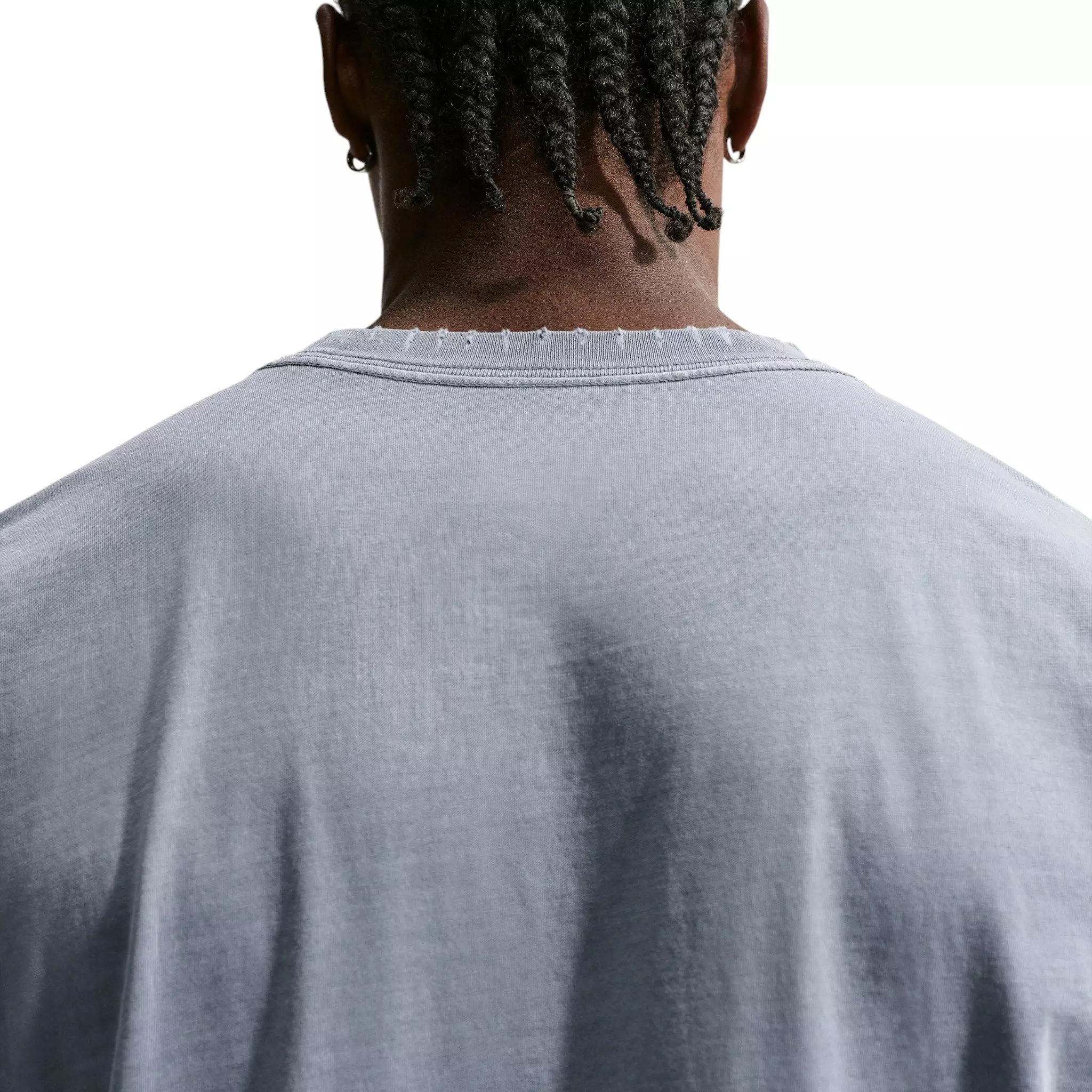 Nike Men's Crow Basketball Oversized T-Shirt - GREY