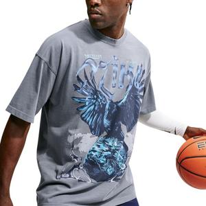 Nike Men's Crow Basketball Oversized T-Shirt - GREY