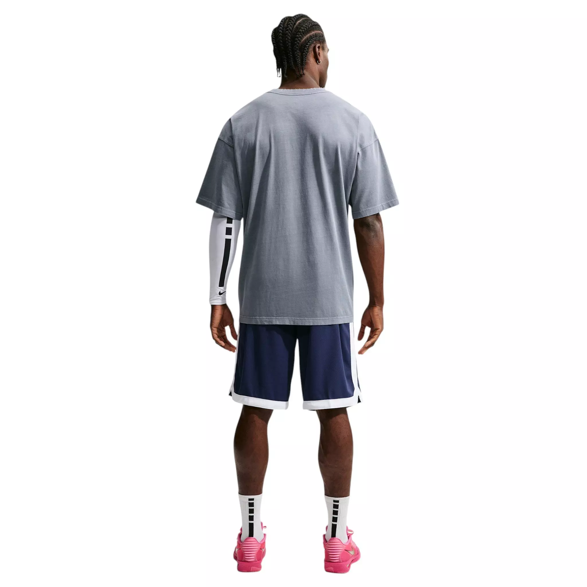 Nike Men's Crow Basketball Oversized T-Shirt - GREY