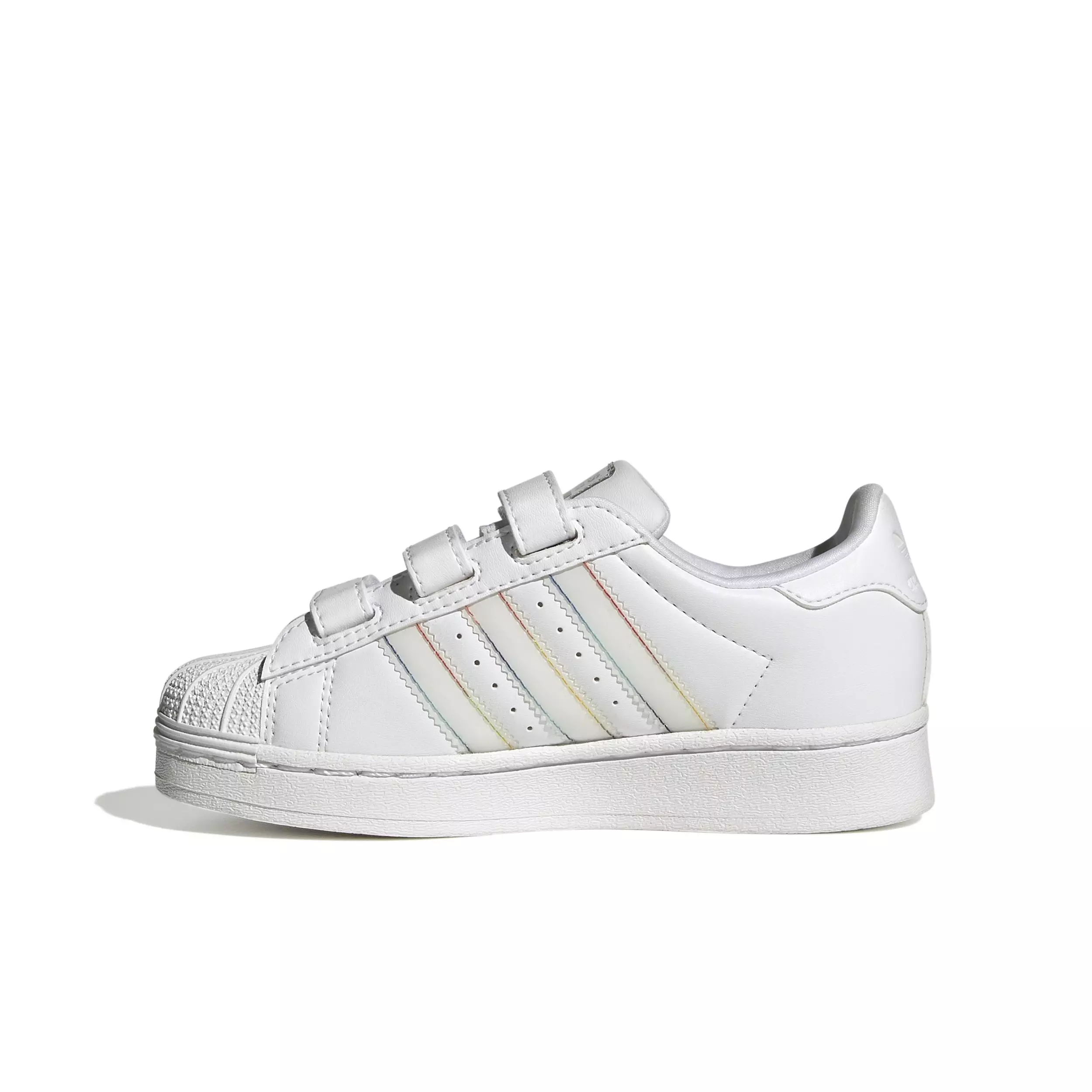 adidas Originals Superstar LED Lights CC "Ftwr White/Core Black" Preschool Boys' Shoe - WHITE/WHITE/BLACK