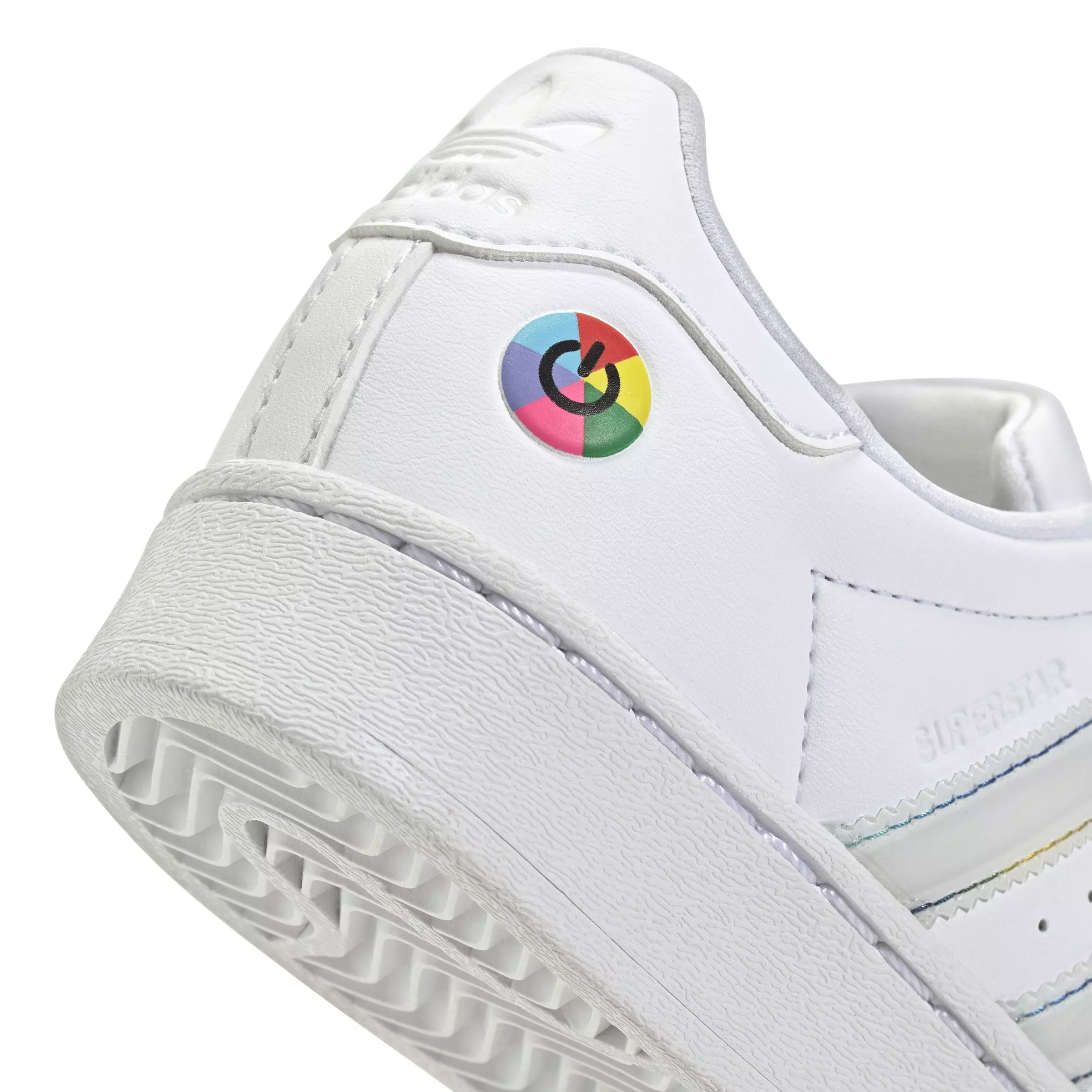 adidas Originals Superstar LED Lights CC "Ftwr White/Core Black" Preschool Boys' Shoe - WHITE/WHITE/BLACK