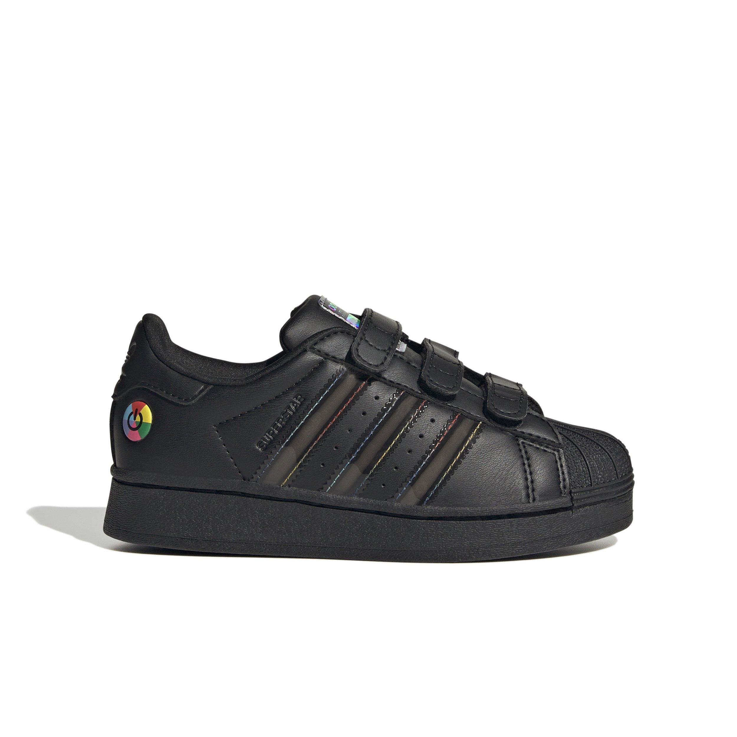 adidas Originals Superstar LED Lights CC "Core Black" Preschool Boys' Shoe - BLACK/BLACK/BLACK