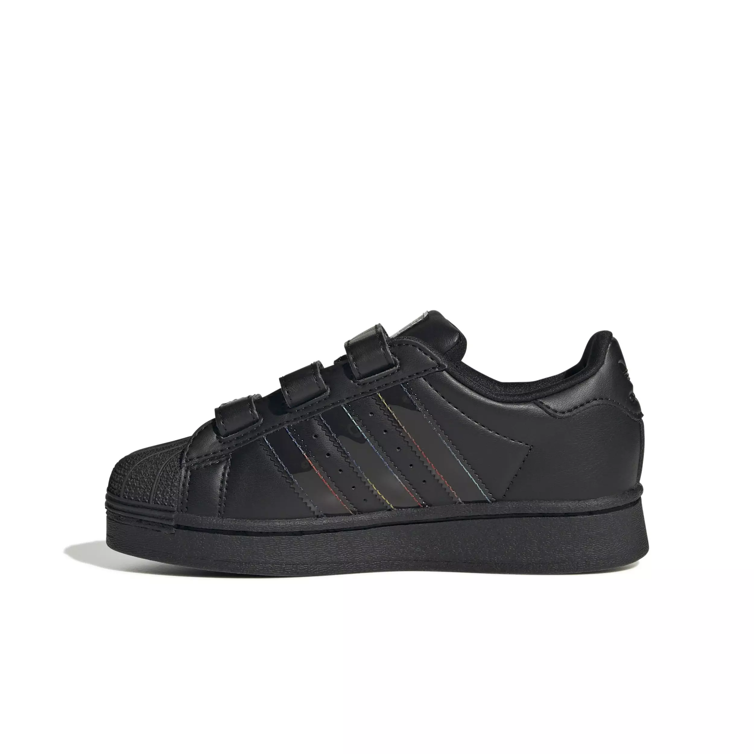 adidas Originals Superstar LED Lights CC "Core Black" Preschool Boys' Shoe - BLACK/BLACK/BLACK