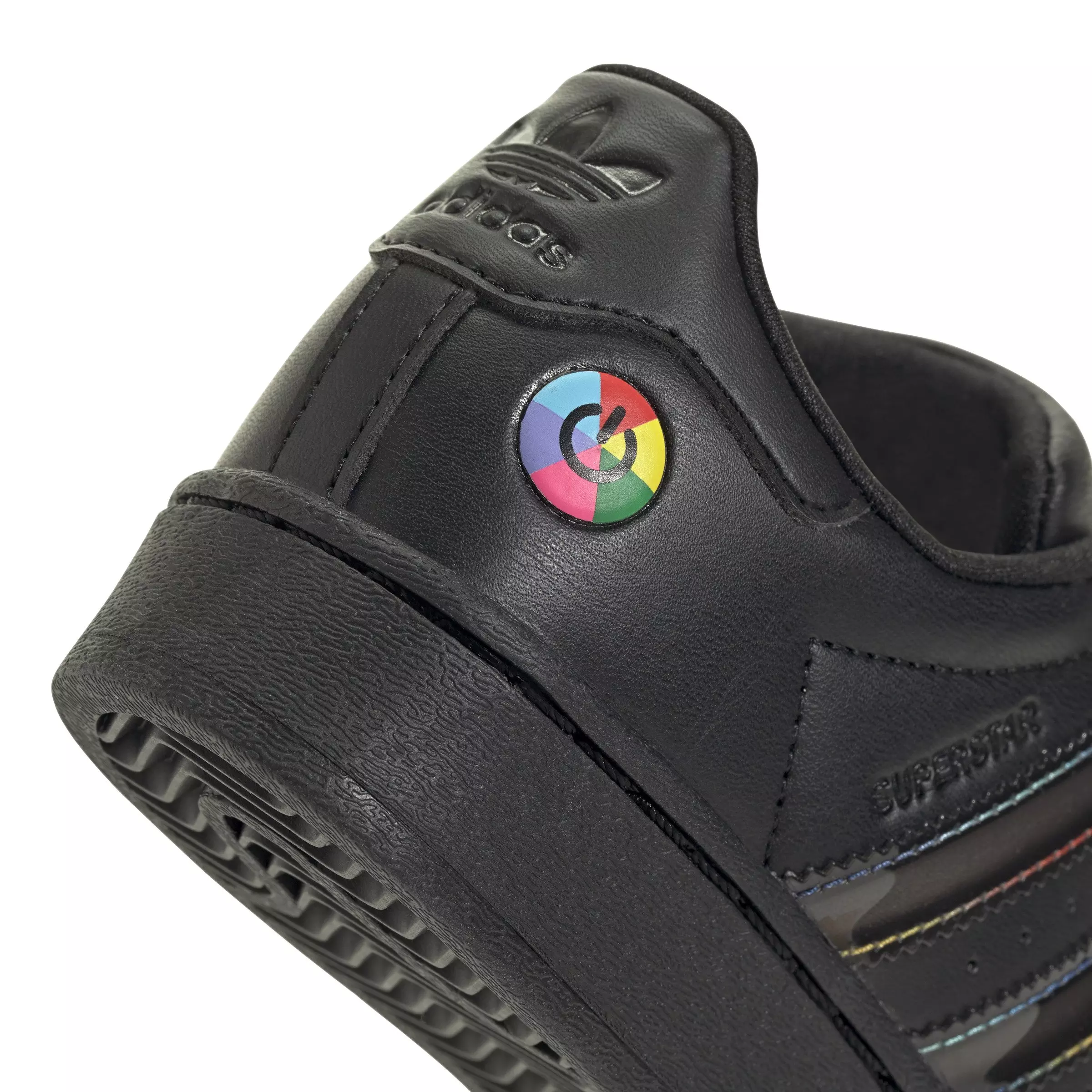 adidas Originals Superstar LED Lights CC "Core Black" Preschool Boys' Shoe - BLACK/BLACK/BLACK