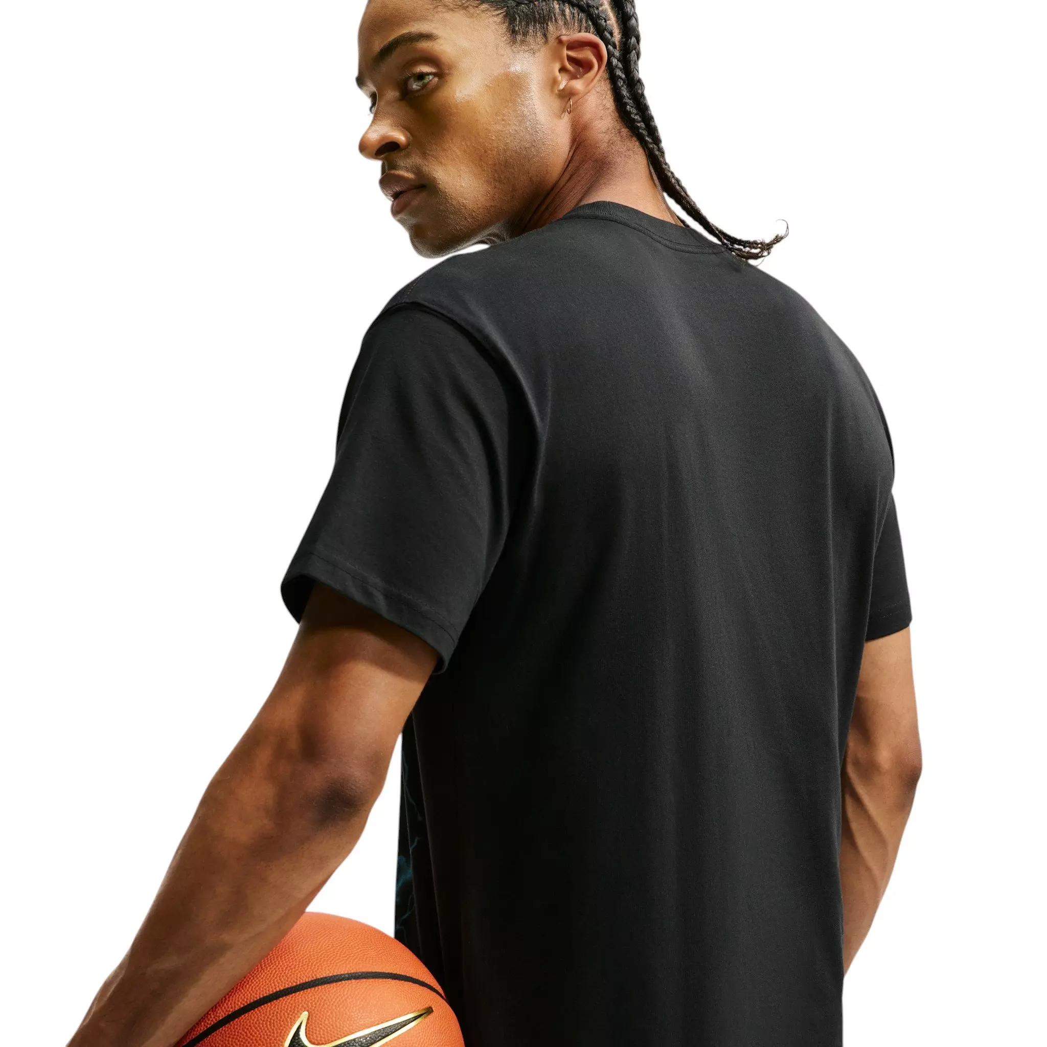 Nike Men's Summit Skull Basketball T-Shirt - BLACK