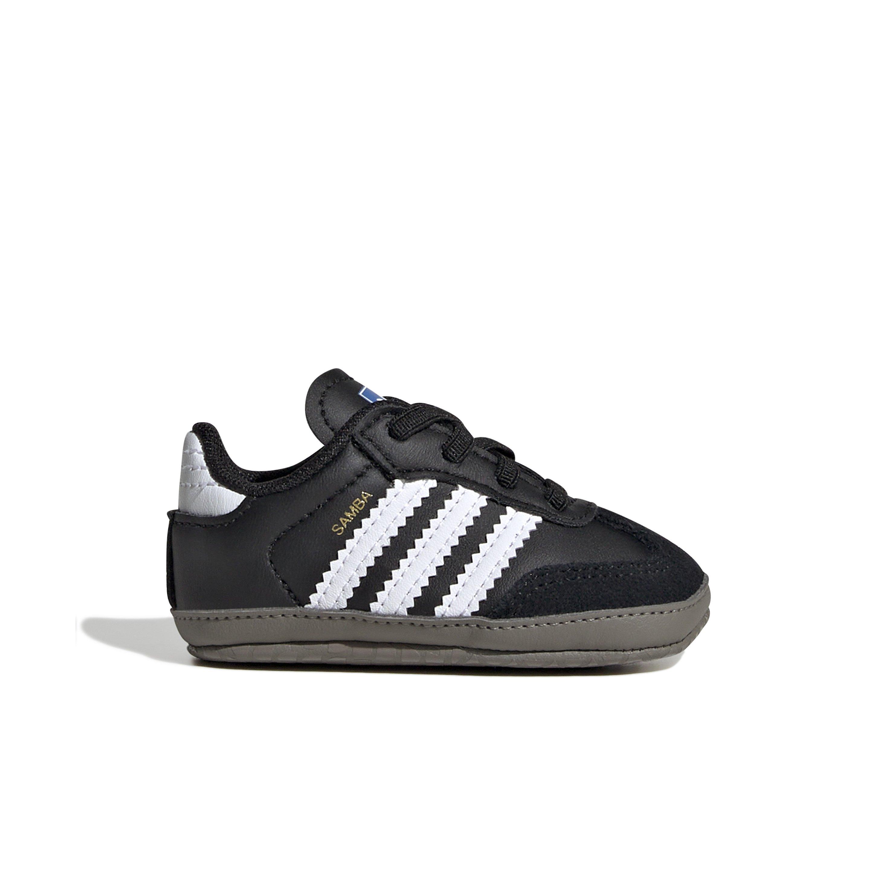 adidas Originals Samba "Core Black/Ftwr White/Bluebird" Infant Boys' Crib Shoe - BLACK/WHITE/BLUEBIRD