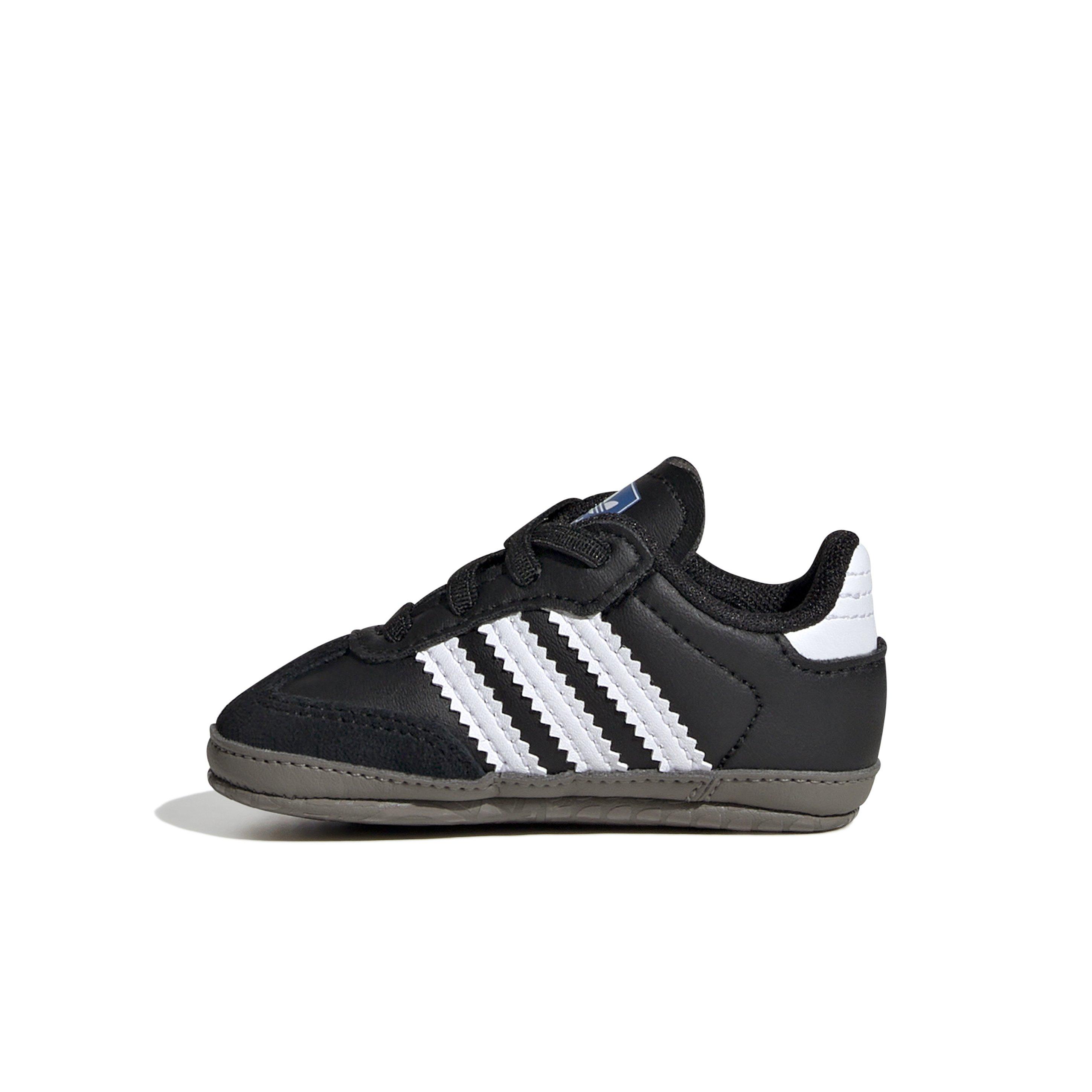 adidas Originals Samba Infant Boys' "Core Black/Ftwr White/Bluebird" Crib Shoe