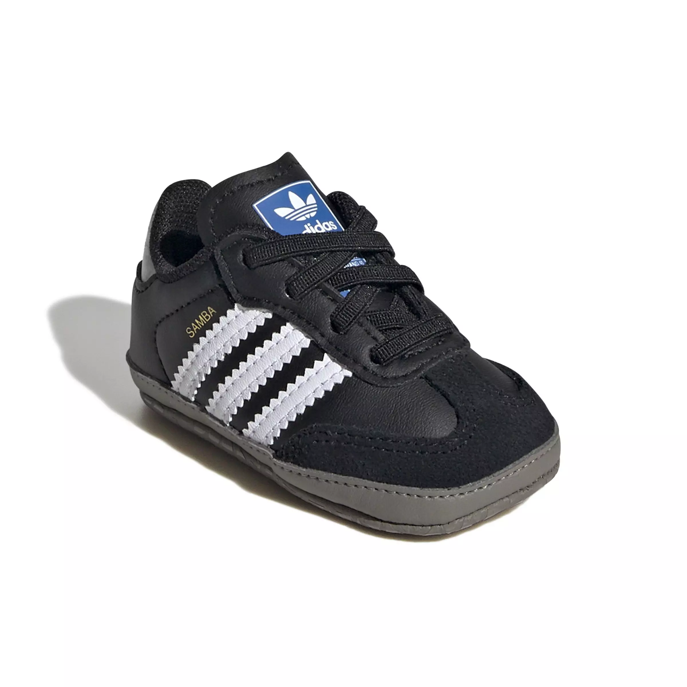 adidas Originals Samba "Core Black/Ftwr White/Bluebird" Infant Boys' Crib Shoe - BLACK/WHITE/BLUEBIRD