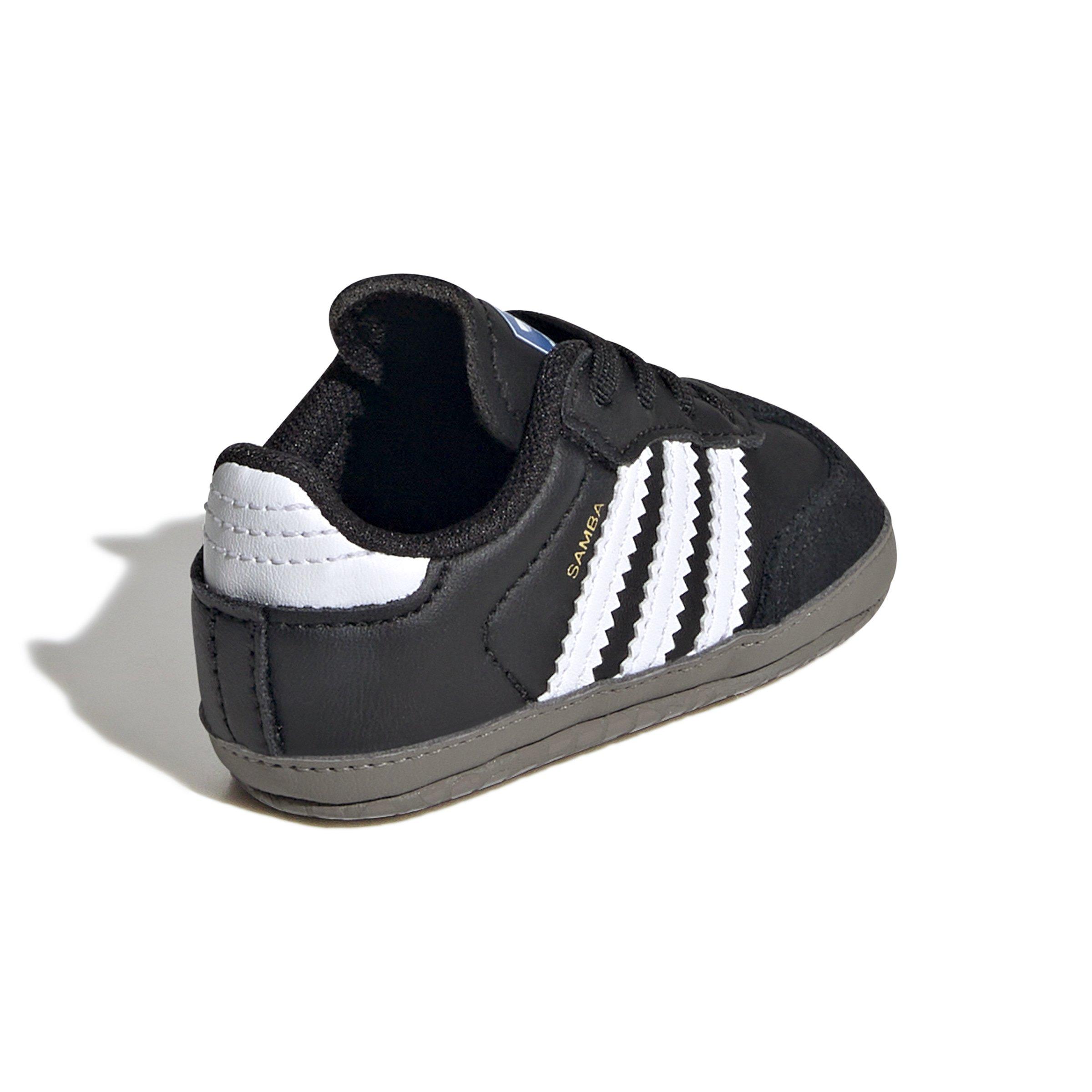 adidas Originals Samba Infant Boys' "Core Black/Ftwr White/Bluebird" Crib Shoe