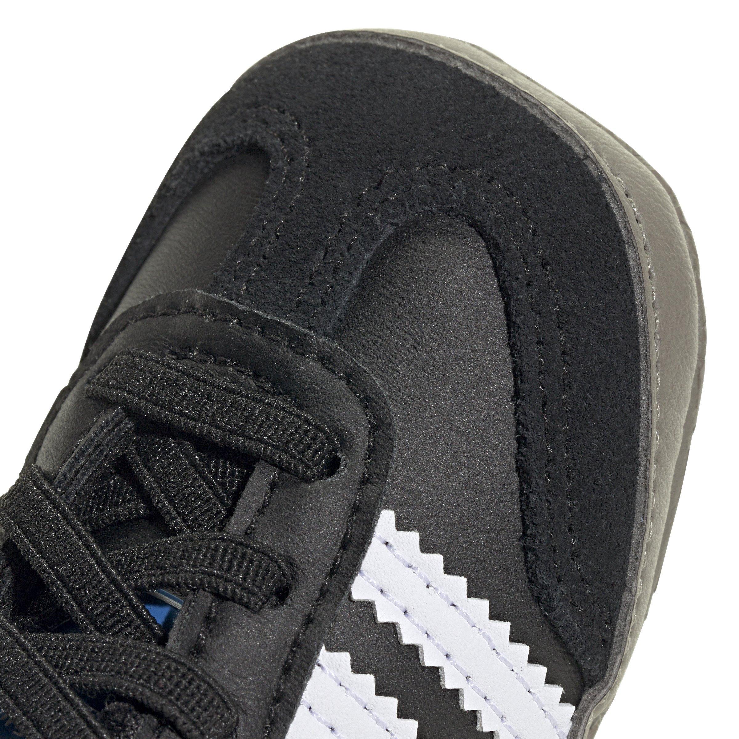 adidas Originals Samba Infant Boys' "Core Black/Ftwr White/Bluebird" Crib Shoe