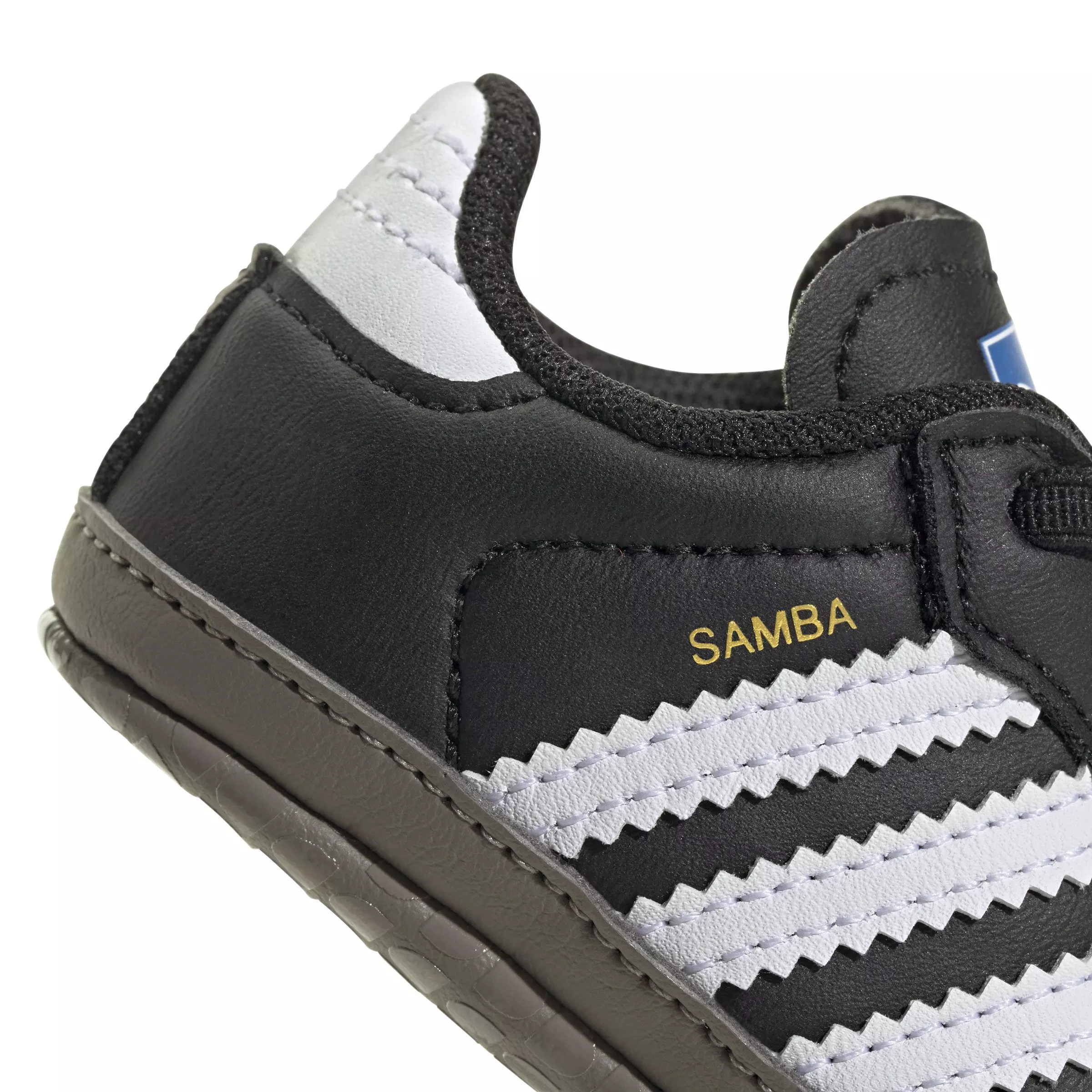 adidas Originals Samba "Core Black/Ftwr White/Bluebird" Infant Boys' Crib Shoe - BLACK/WHITE/BLUEBIRD