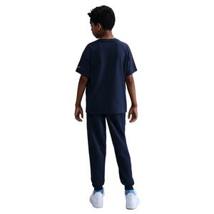Nike Big Kids' Caitlin Clark Fleece Pants -Navy/Yellow