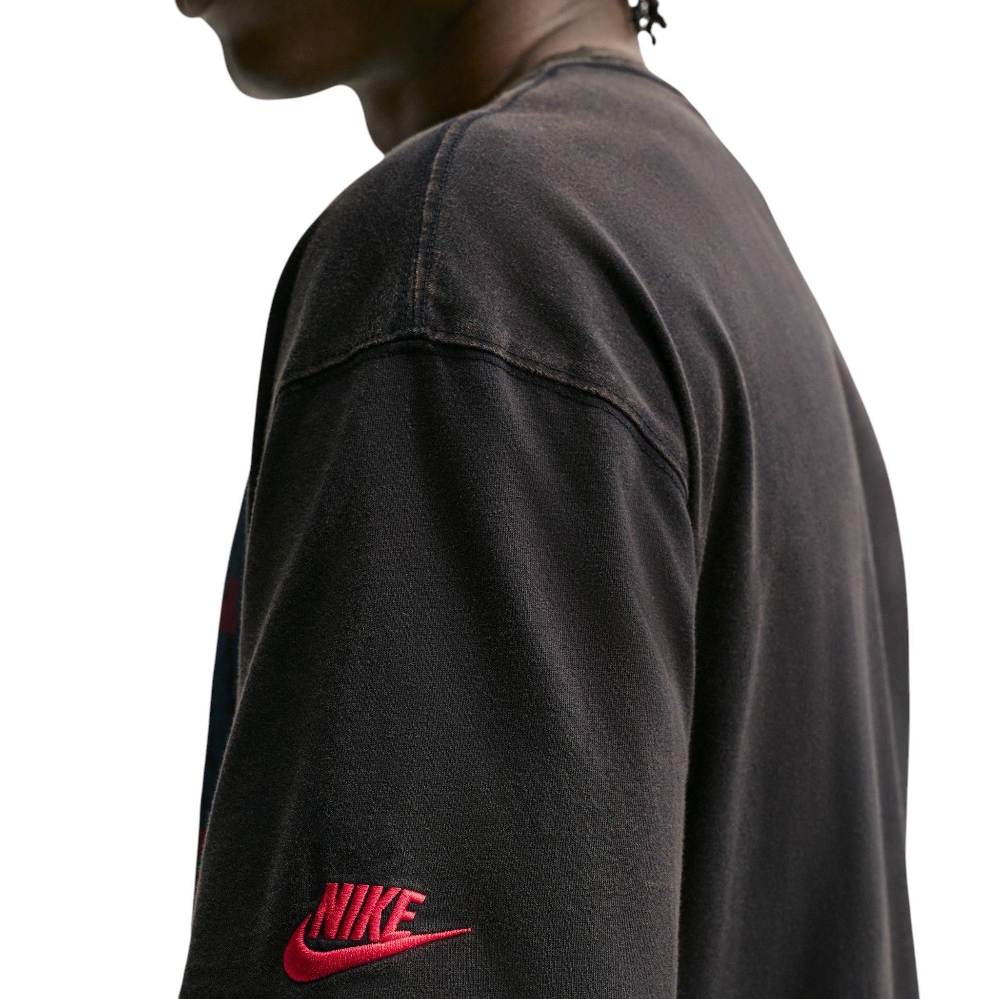Nike Men's M90 Summit Hoop Basketball T-Shirt - BLACK
