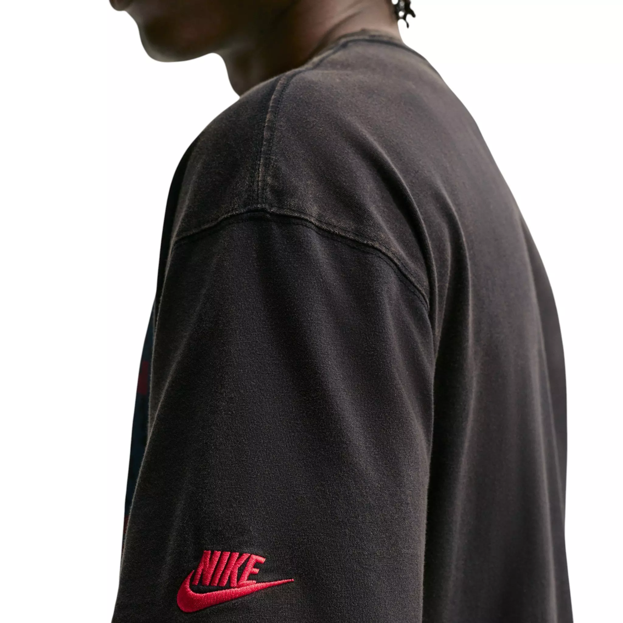 Nike Men's M90 Summit Hoop Basketball T-Shirt - BLACK
